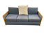 Blue Pull Out Bed Sofa