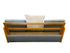 Blue Pull Out Bed Sofa
