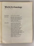 Lot of 37 Vtg World Archaeology Magazine Incl Vol 1 No 1 & Index 1969-81 SC