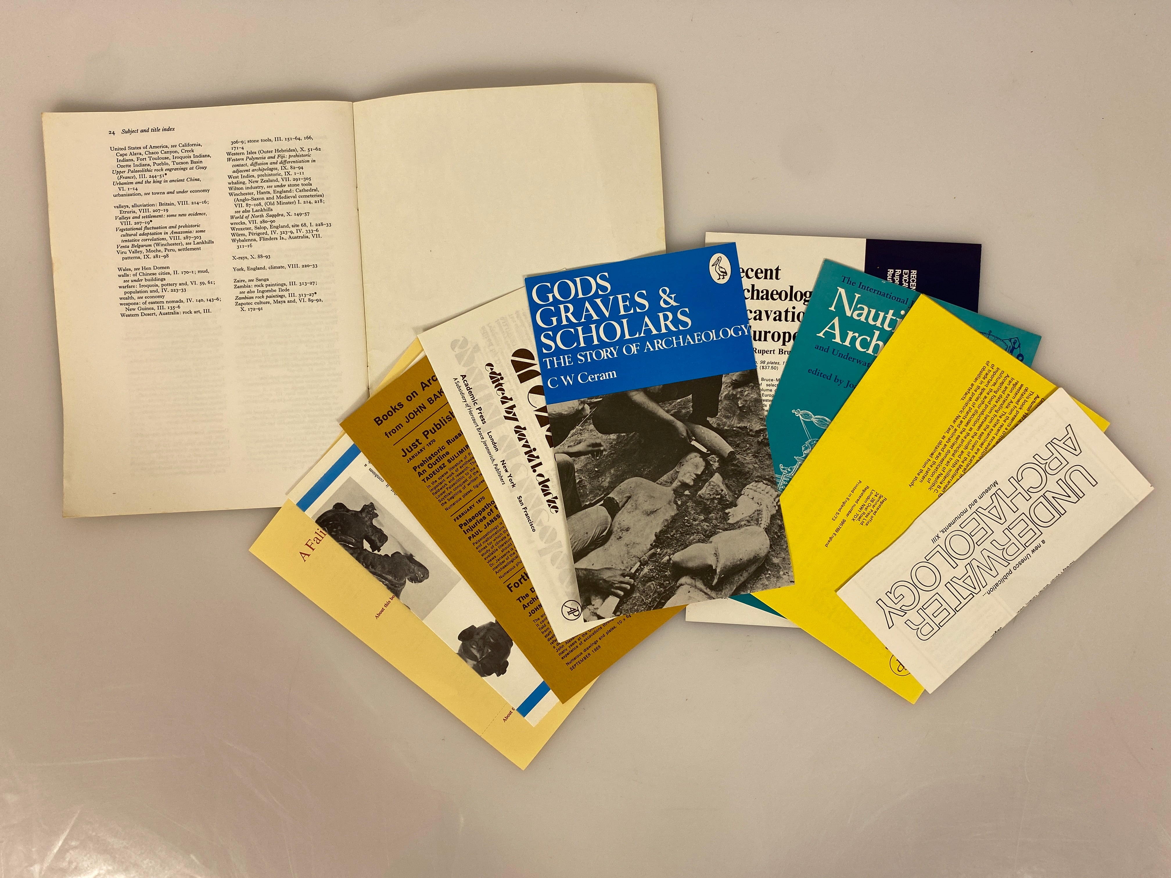 Lot of 37 Vtg World Archaeology Magazine Incl Vol 1 No 1 & Index 1969-81 SC