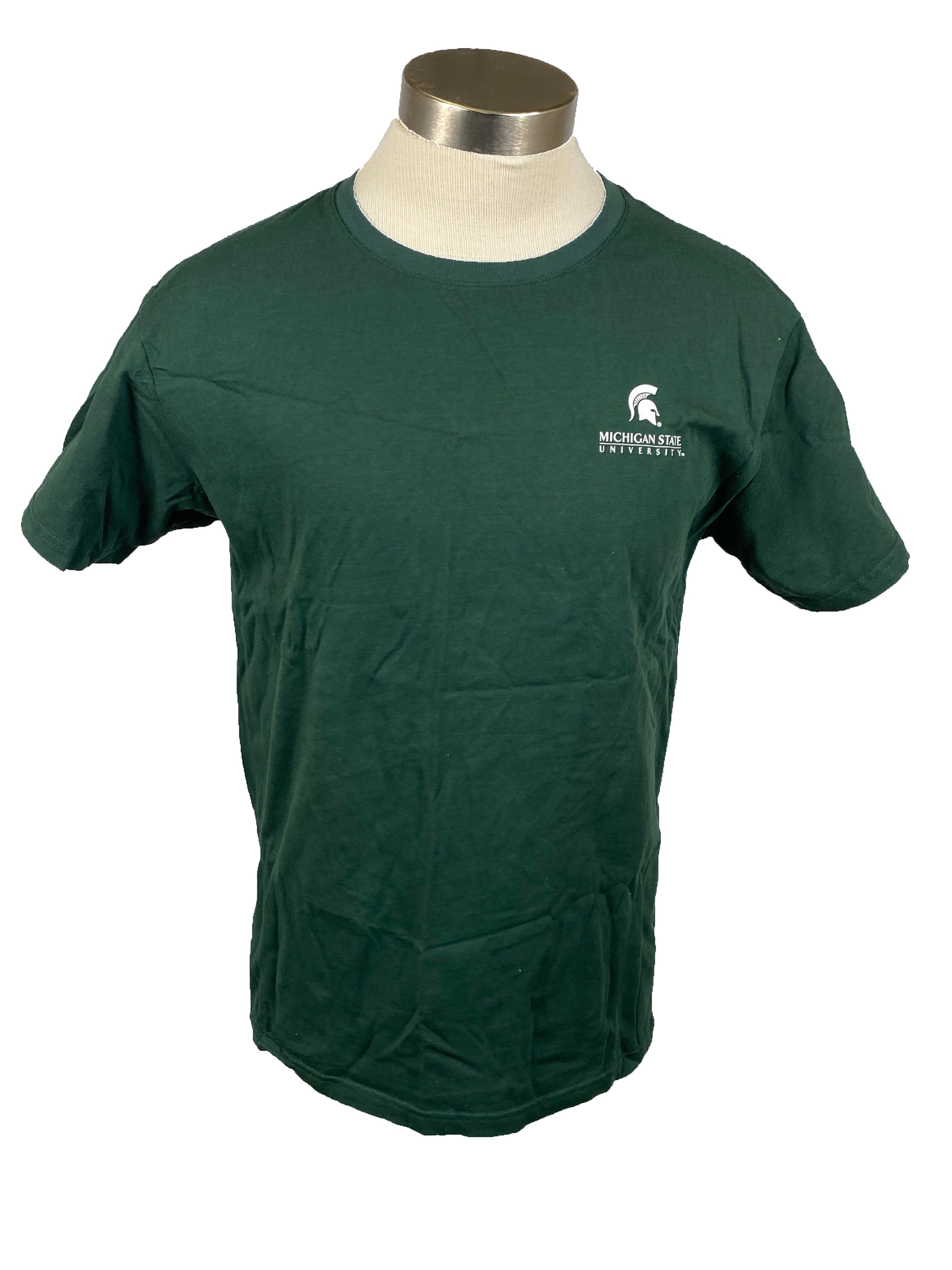 Michigan State University Green Sparty T-Shirt Unisex Size XL