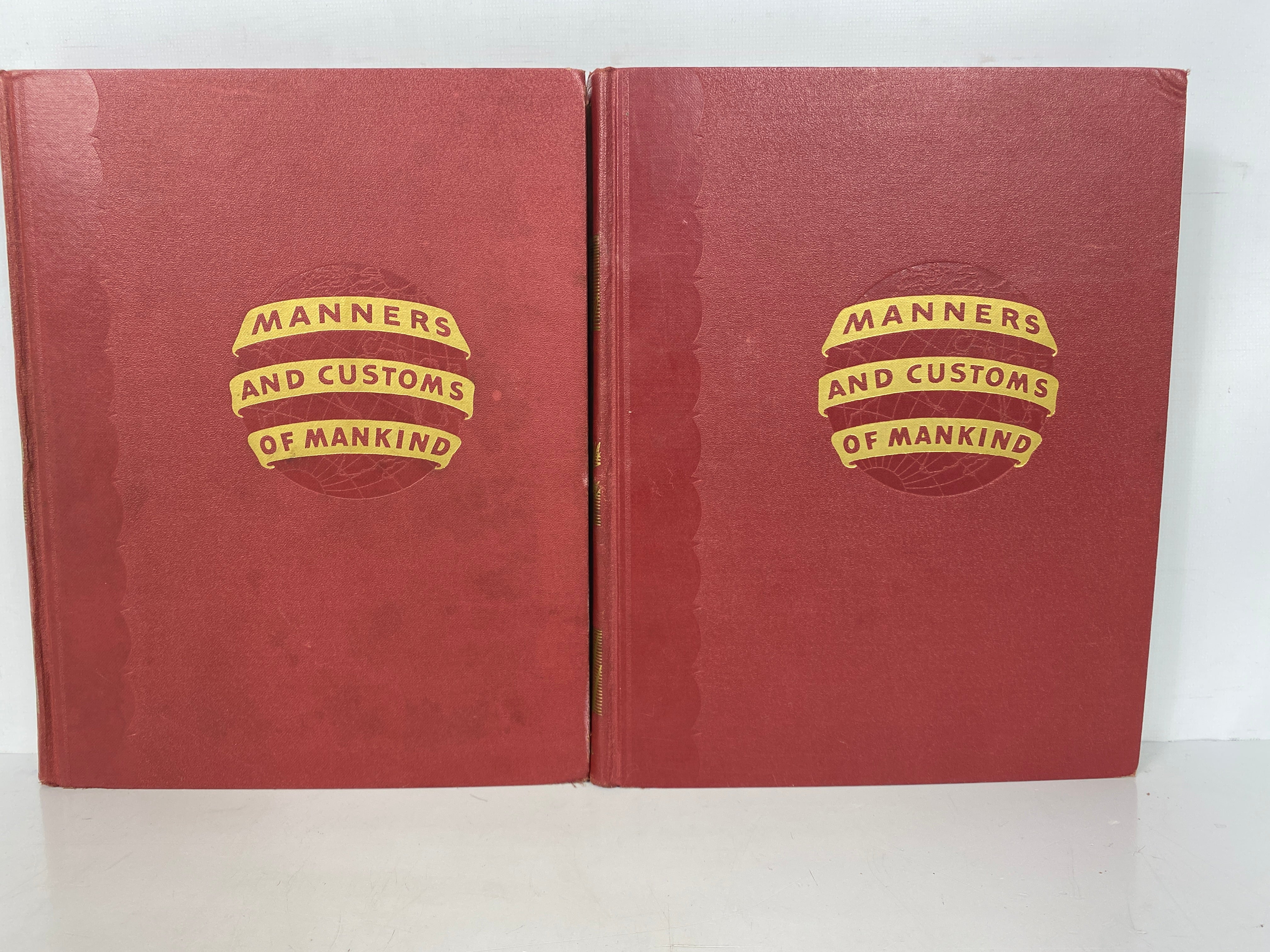 2 Vols: Manners and Customs of Mankind (1 & 2) J.A. Hammerton Vintage HC