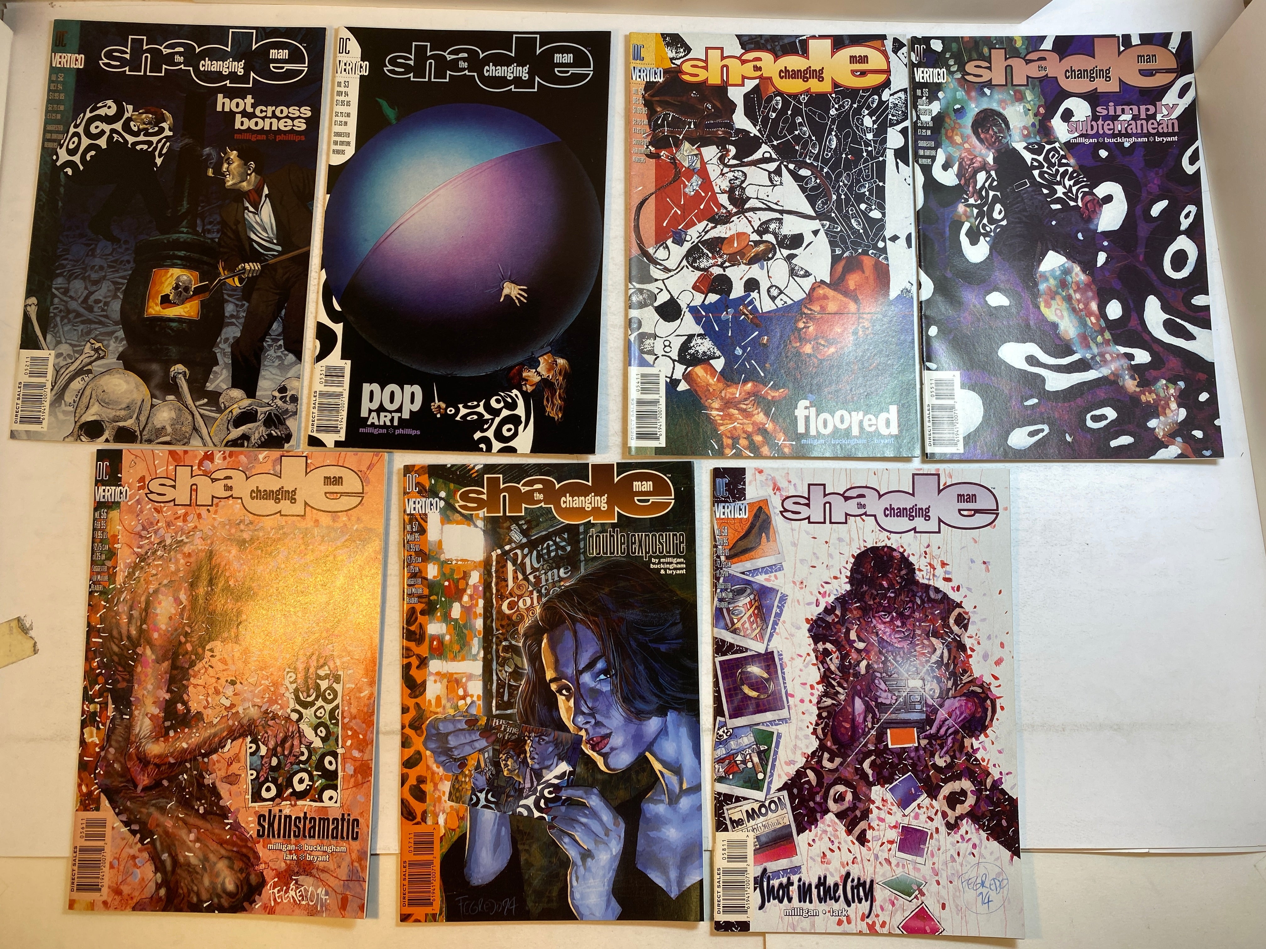 Lot of 25 Shade the Changing Man DC Vertigo Comics 1977-1996