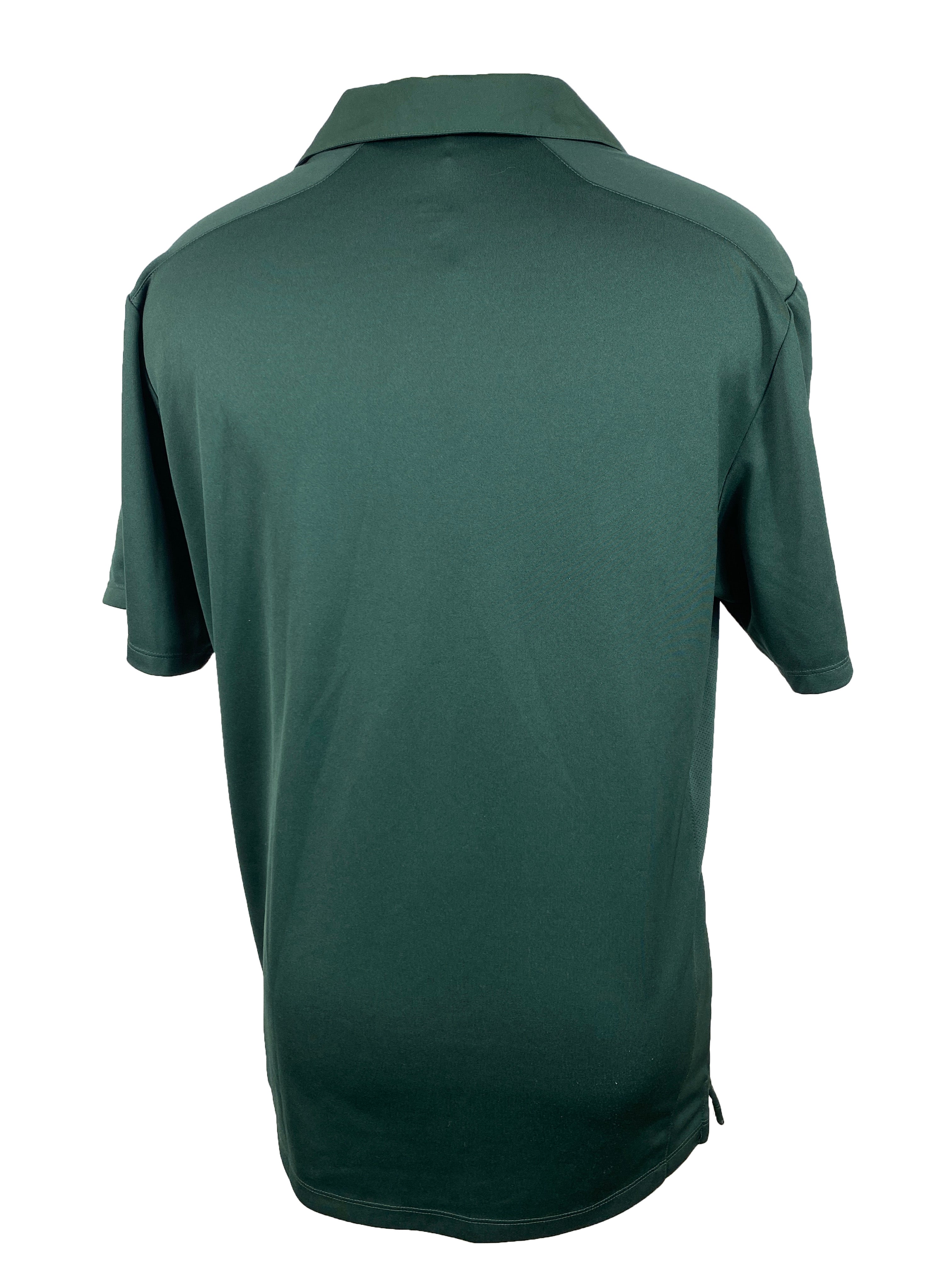 Nike Green MSU Swimming and Diving Polo Men's Size L