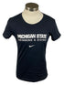 Nike Black MSU Swimming and Diving T-Shirt Unisex M