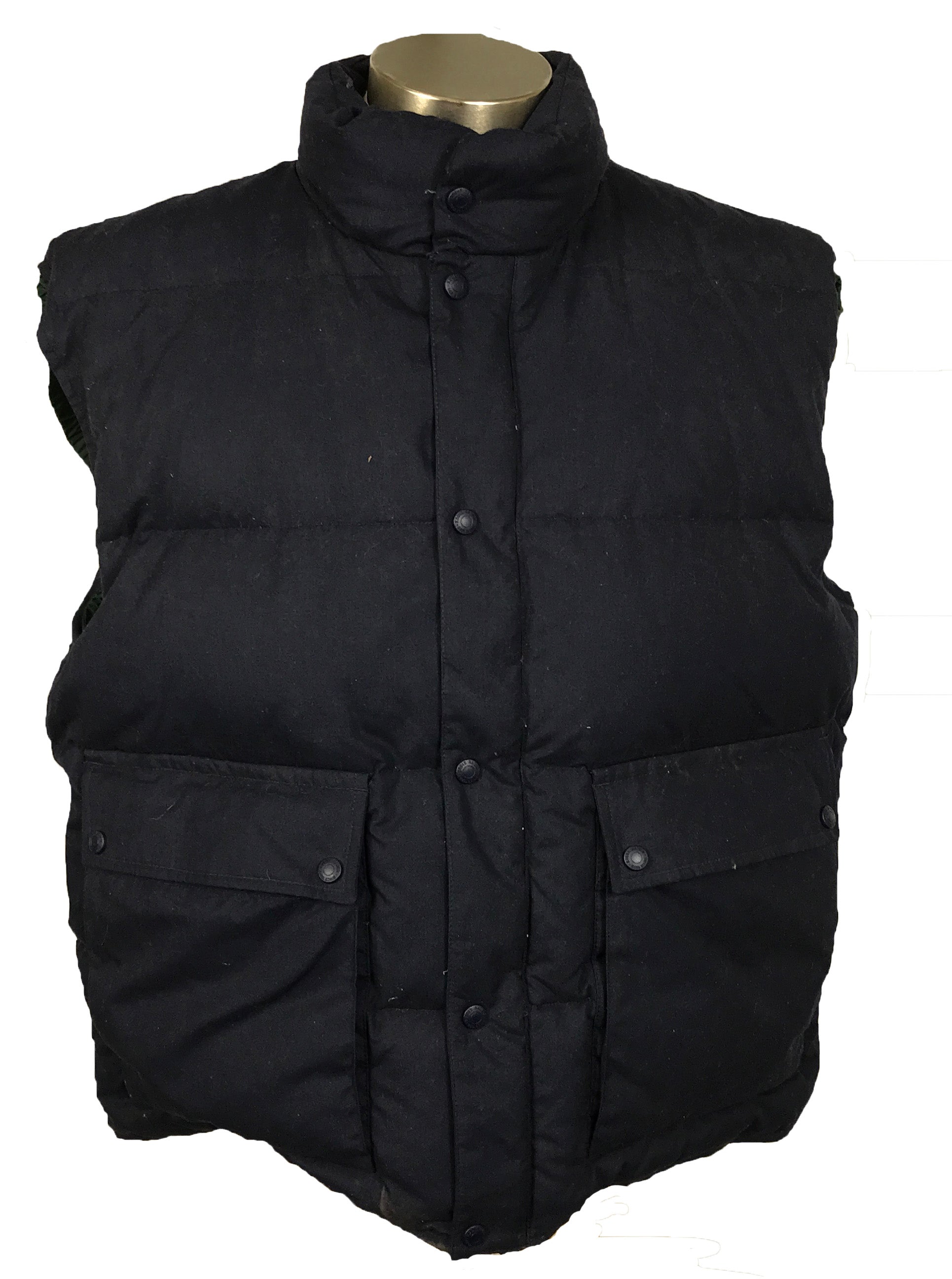 Eddie Bauer Blue Puffer Vest Men's Size XL