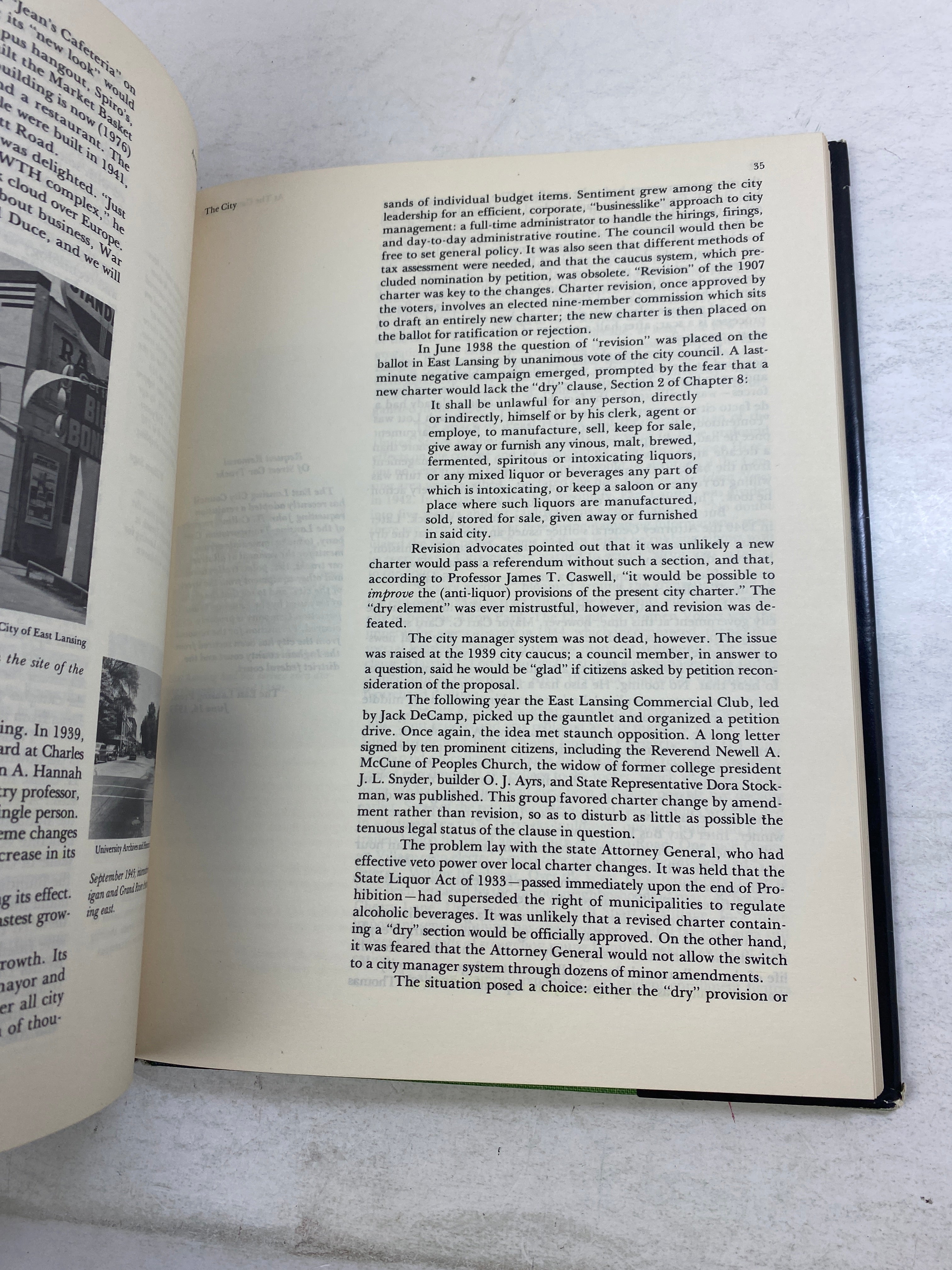 At the Campus Gate History of East Lansing HCDJ 1976