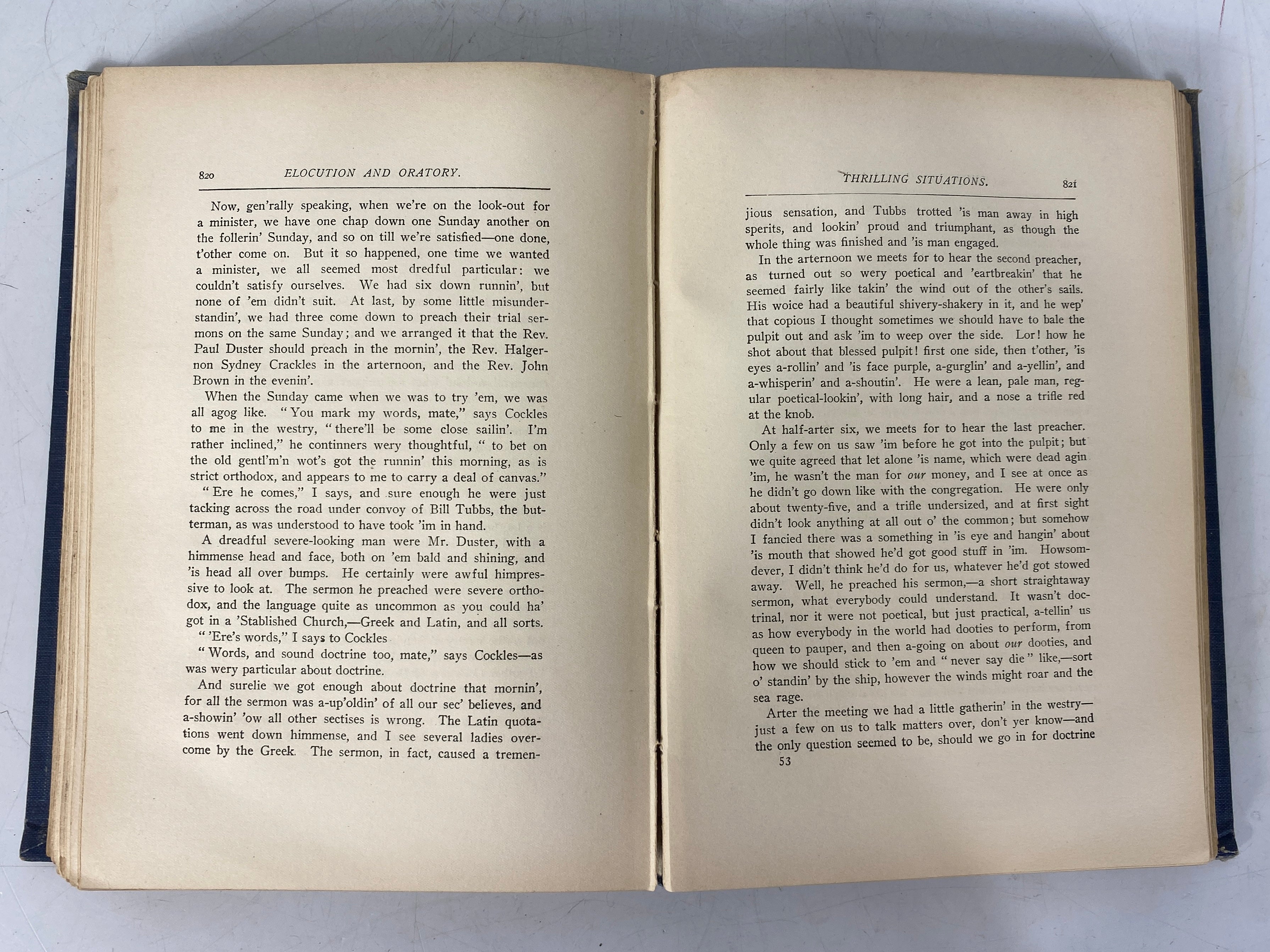 4 Vol Antique Set: Elocution Oratory & Entertainment C. Morris 1909 HC