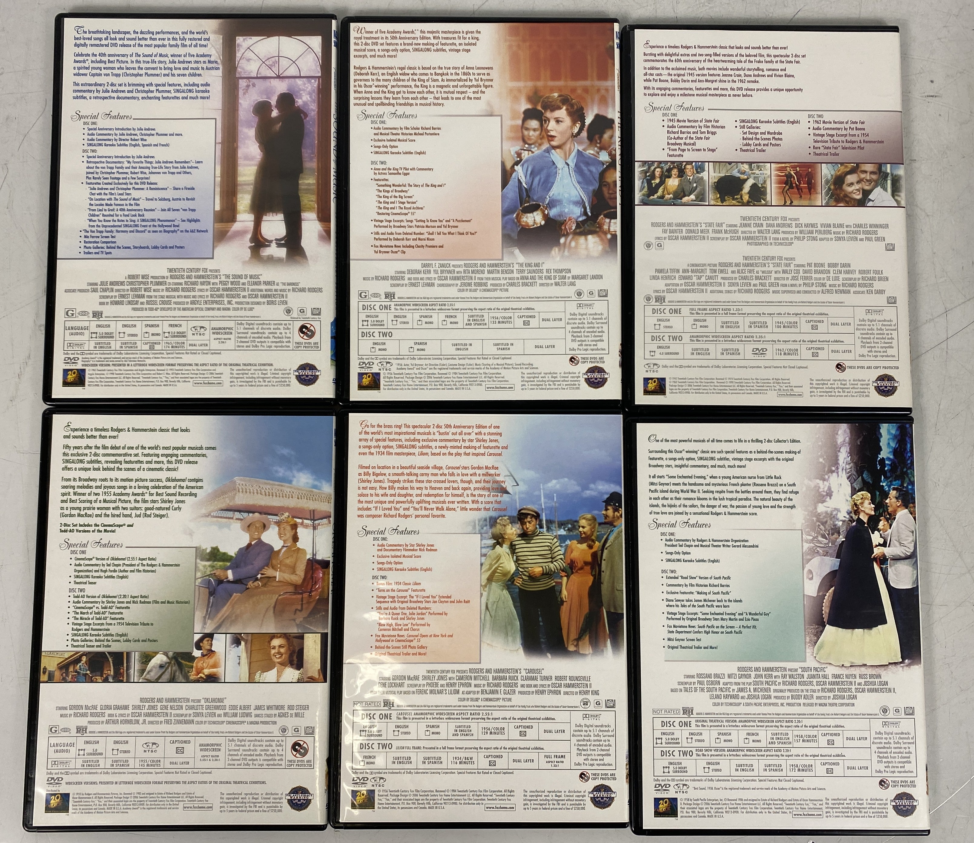 The Rodgers & Hammerstein Collection DVD Box Set