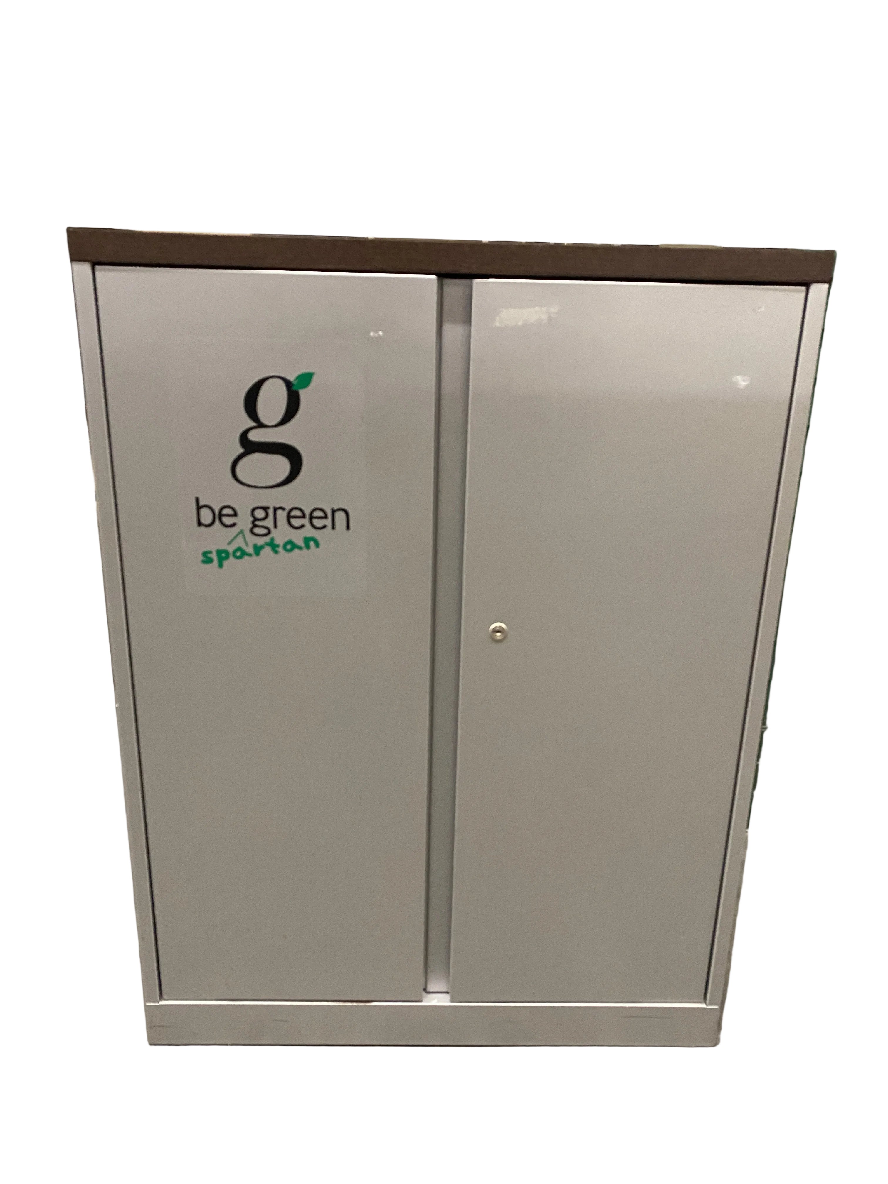 Steelcase #RSC24303CF Metal Cabinet With Wood Top