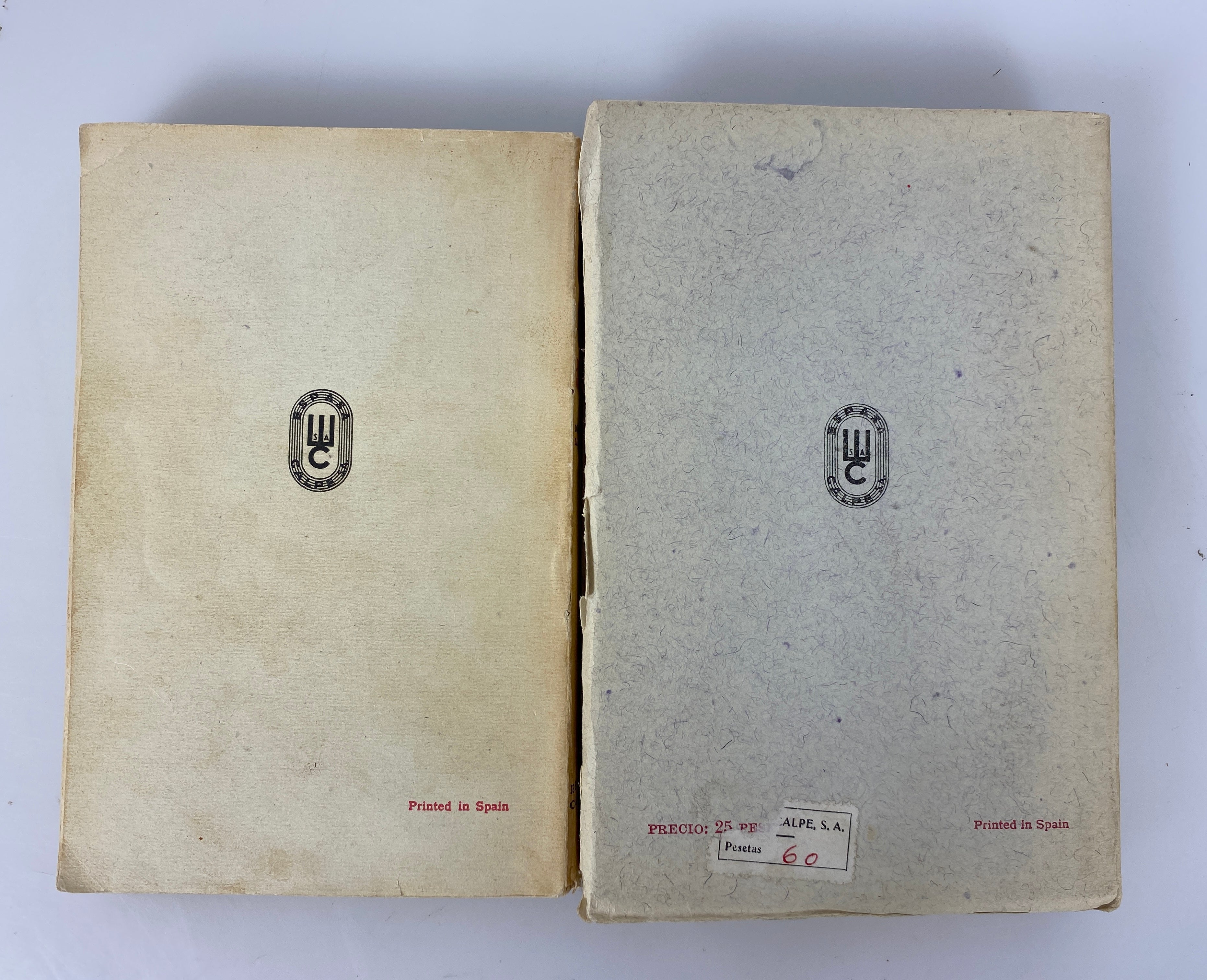 2 Vols: Juan de Valdes/Alfonso de Valdes by Montesinos 1956-64 SC