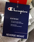 Champion Grey Reverse Weave Hoodie Men's Size XL
