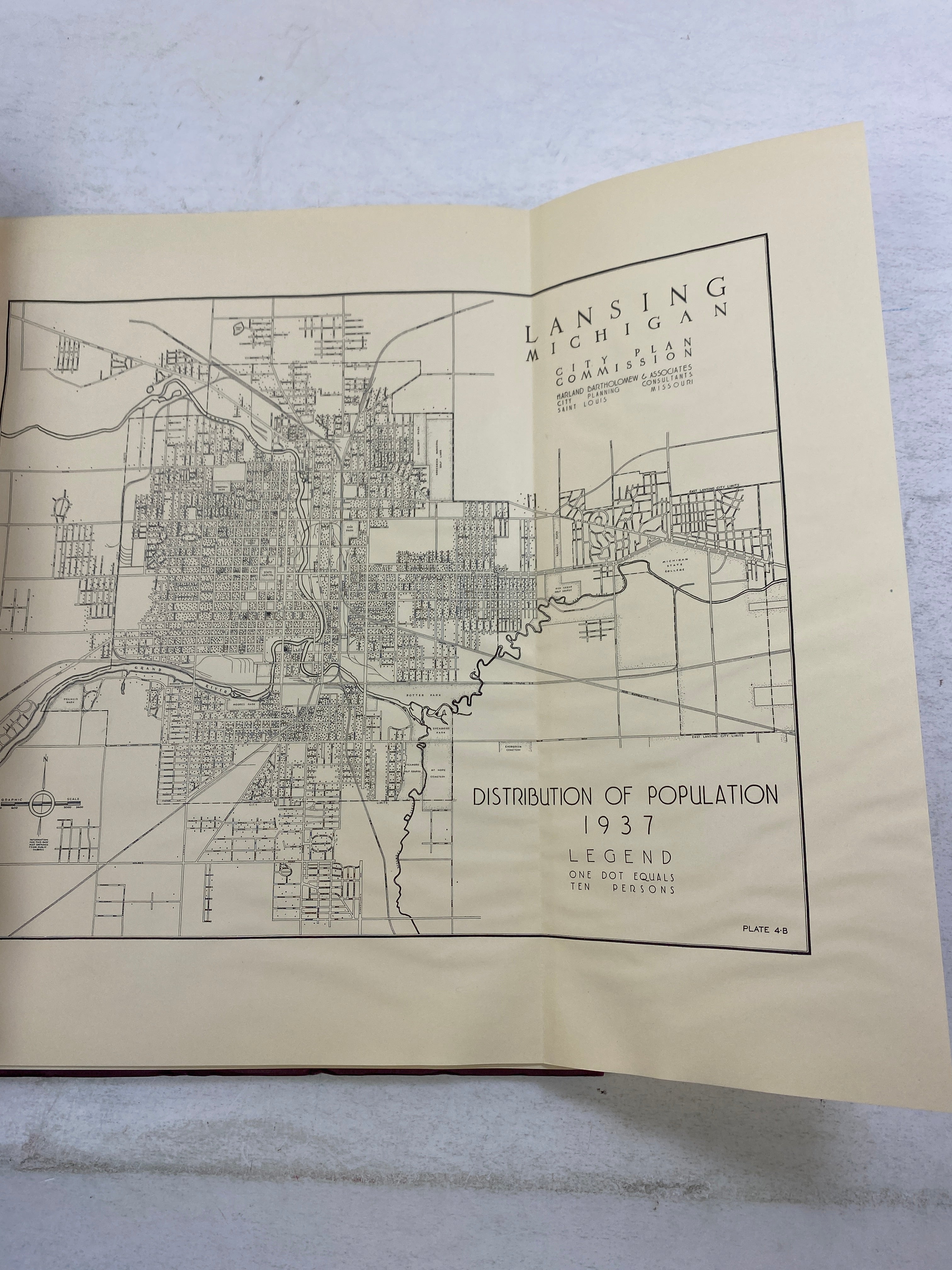 Lansing, Michigan City Plan 1938