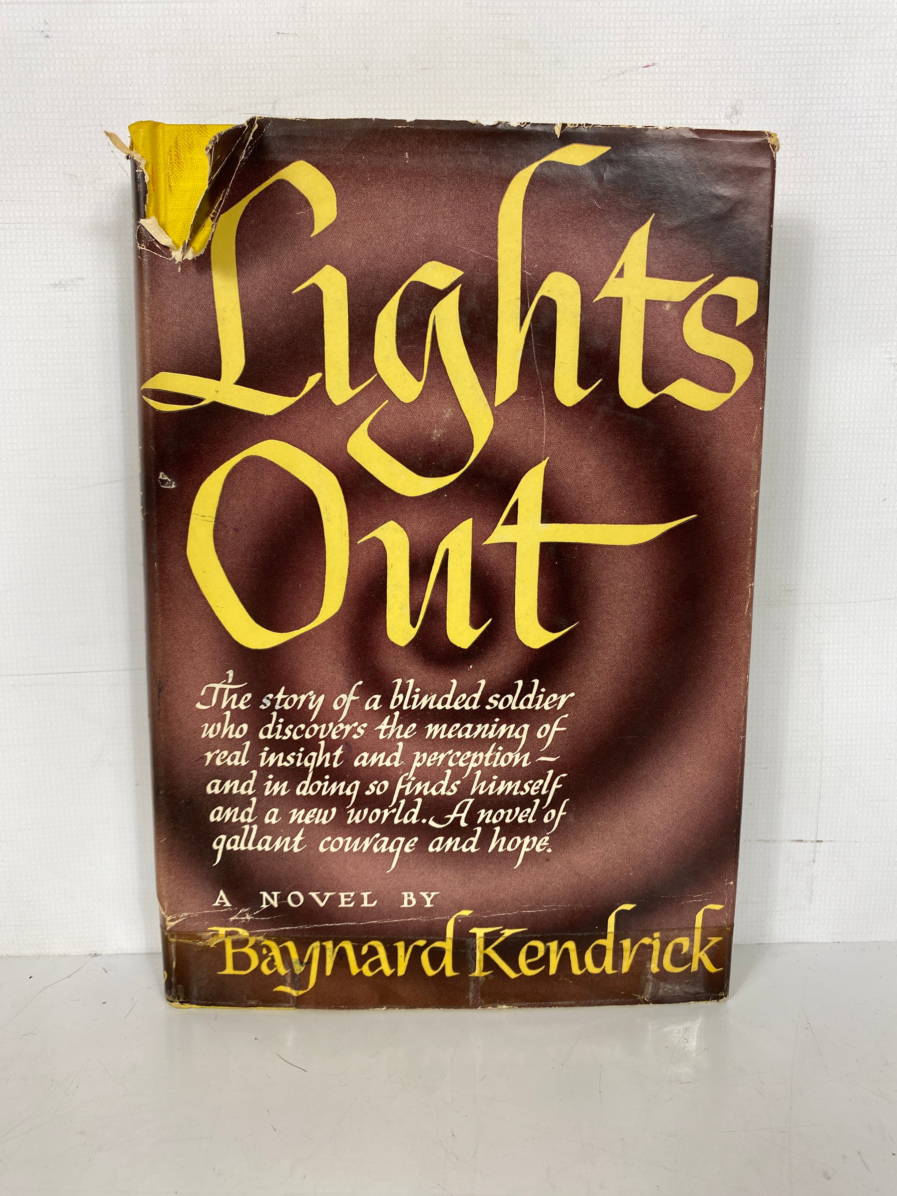 Lights Out by Baynard Kendrick 1945 Vintage HC DJ