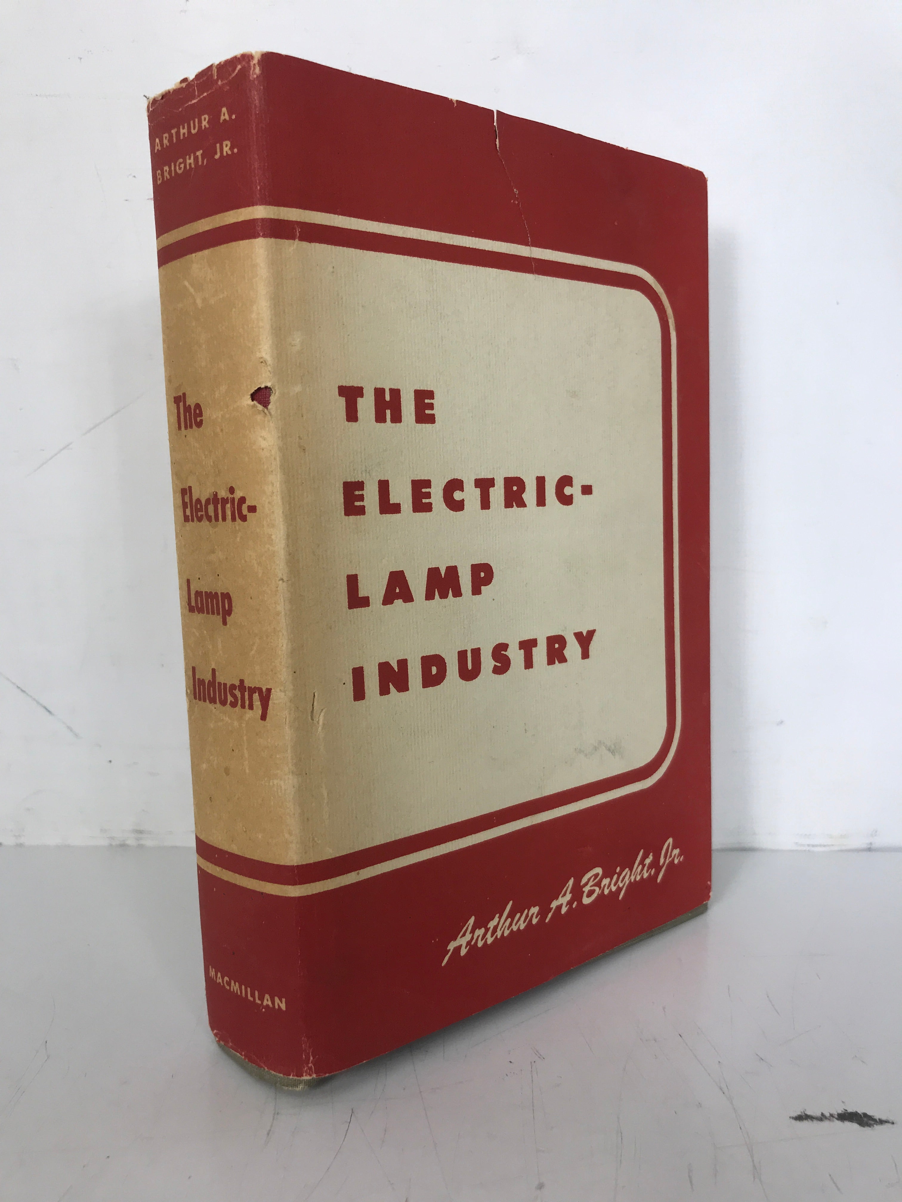 The Electric Lamp Industry Arthur Bright 1949 1st Ed 1st Printing HC DJ