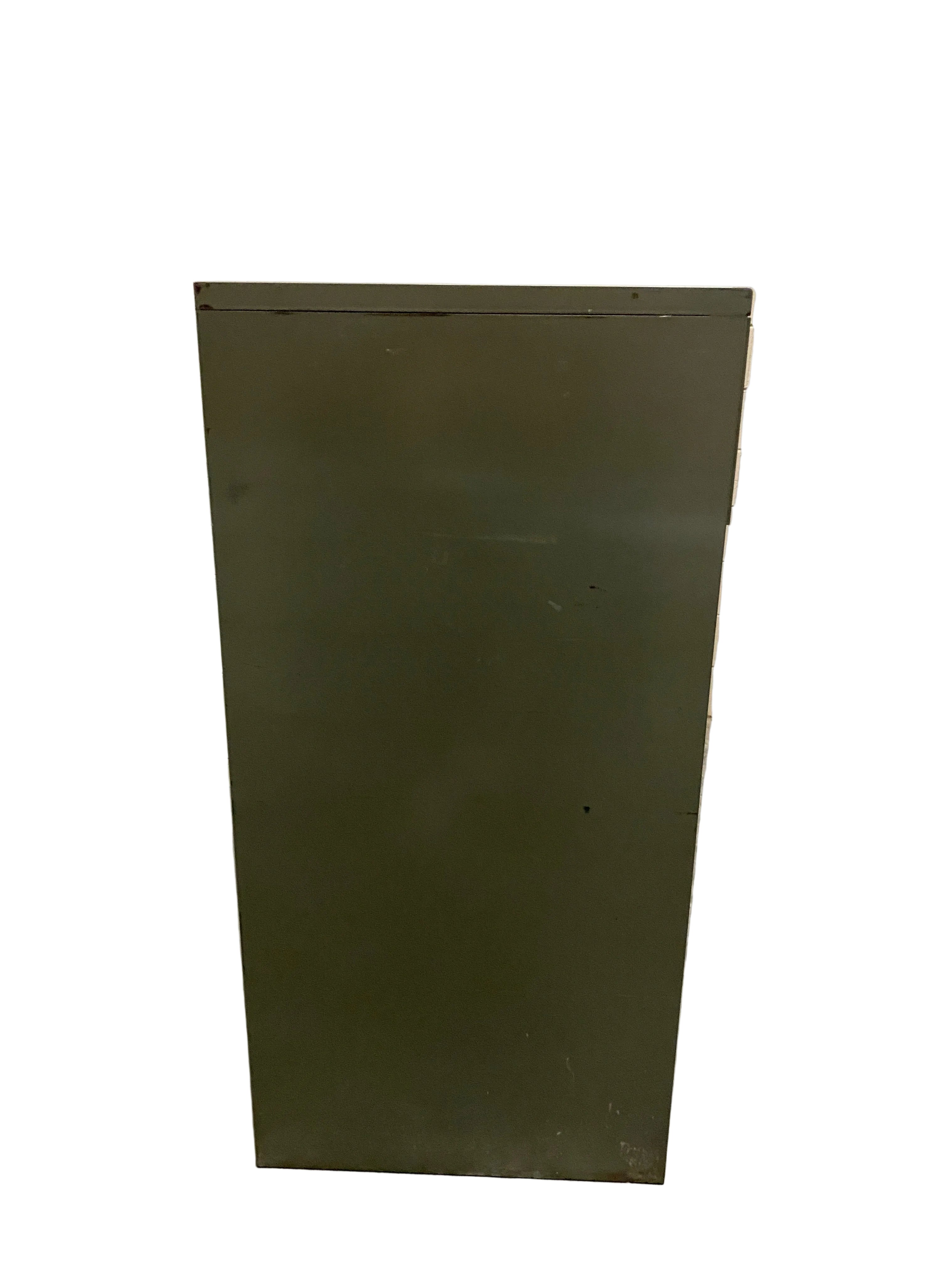 Steelcase Green 5 Drawer File Cabinet