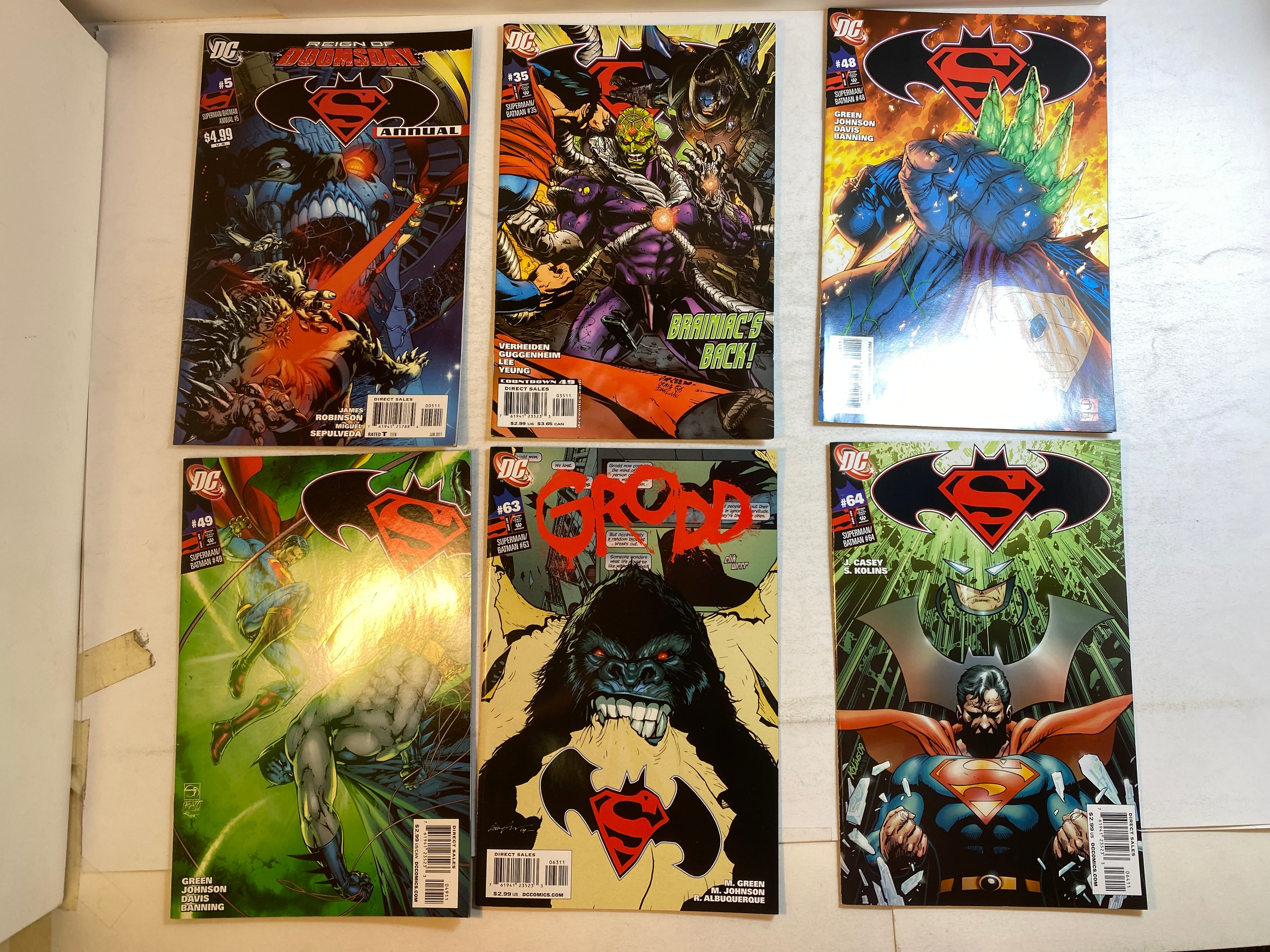 Lot of 14 Superman/Batman DC Comics 2007-2011