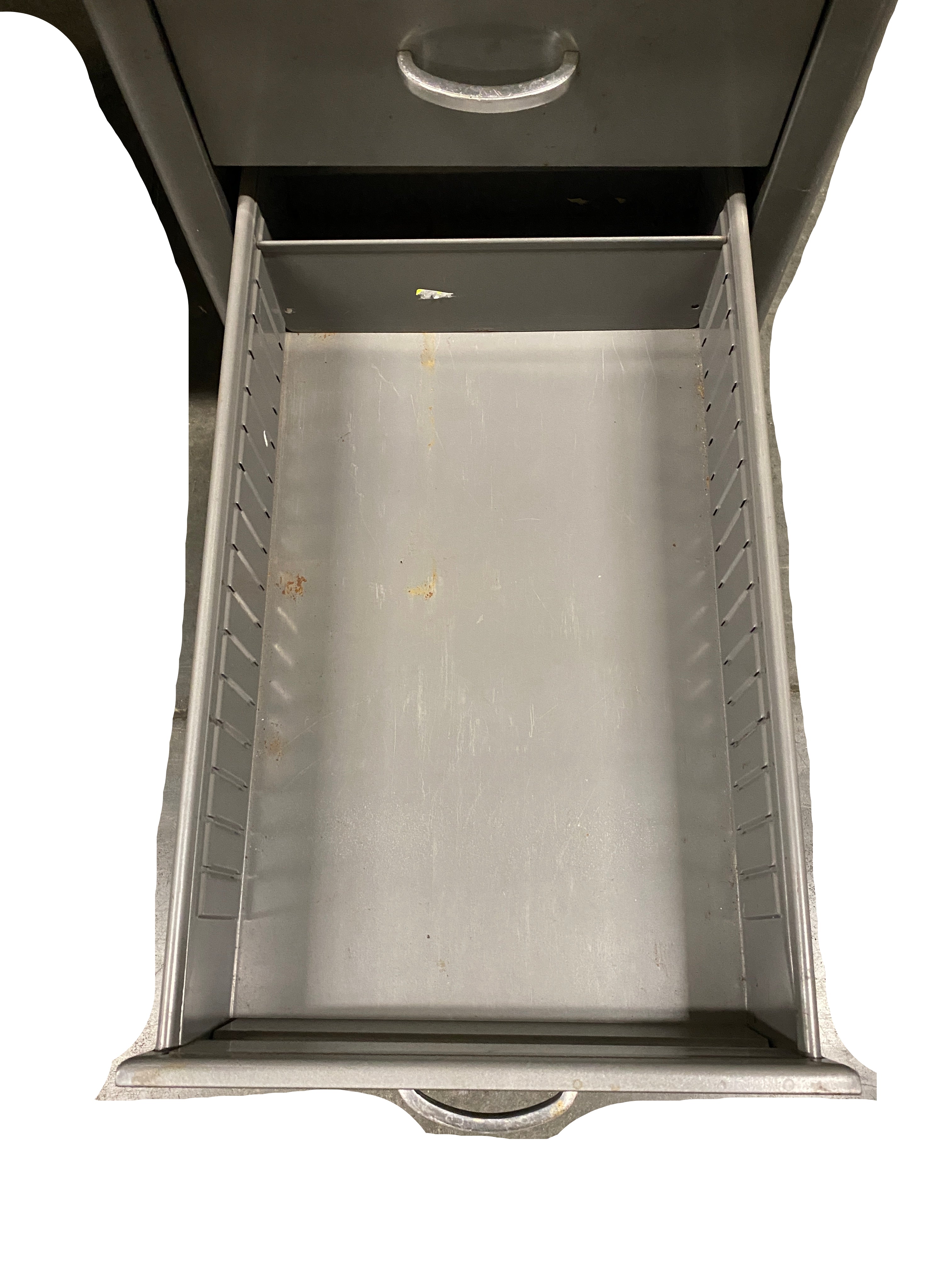Steelcase Grey Metal Desk