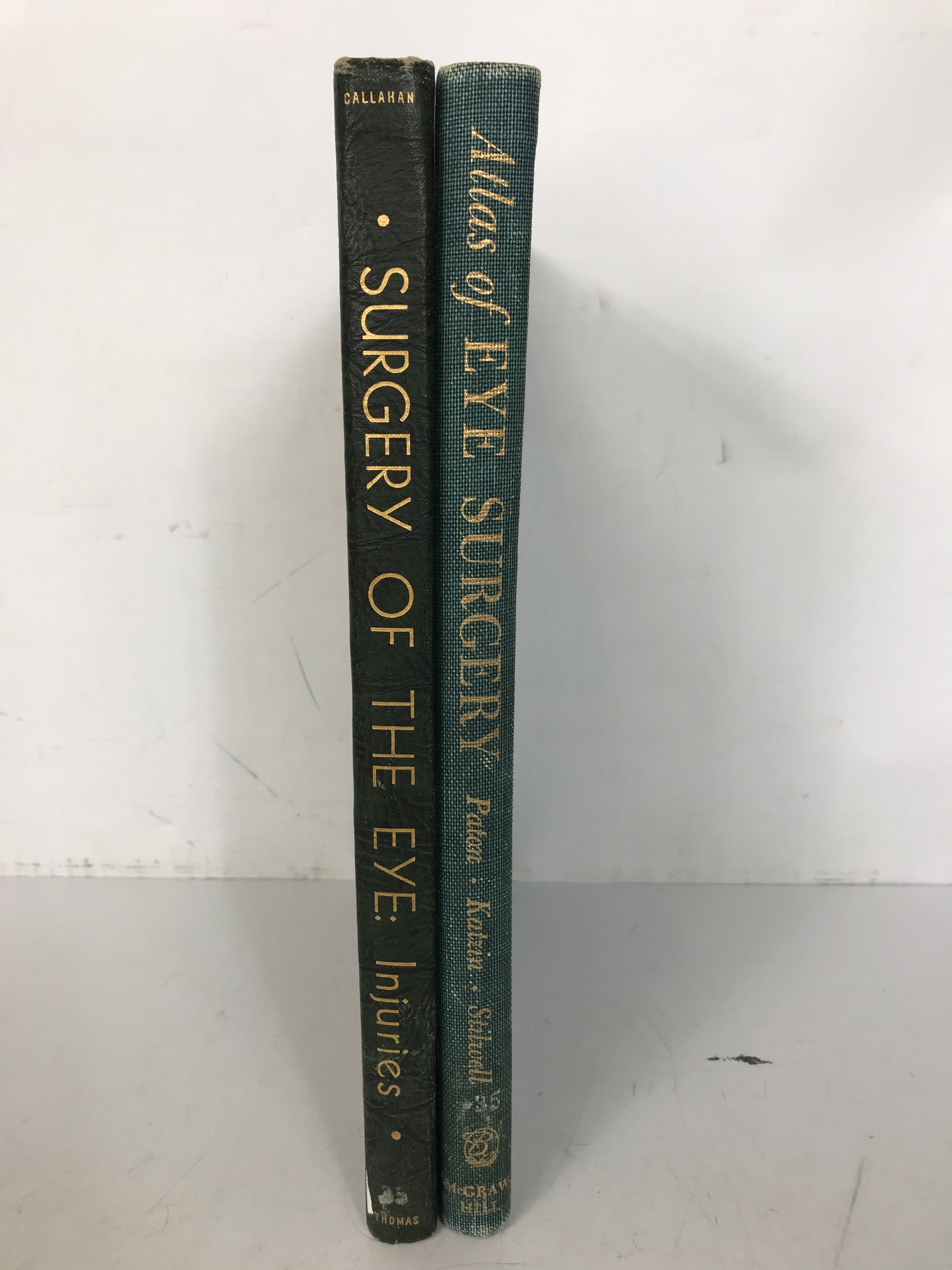 Lot of 2: Surgery of the Eye Injuries (1950, 1st)/Atlas of Eye Surgery (1957) HC