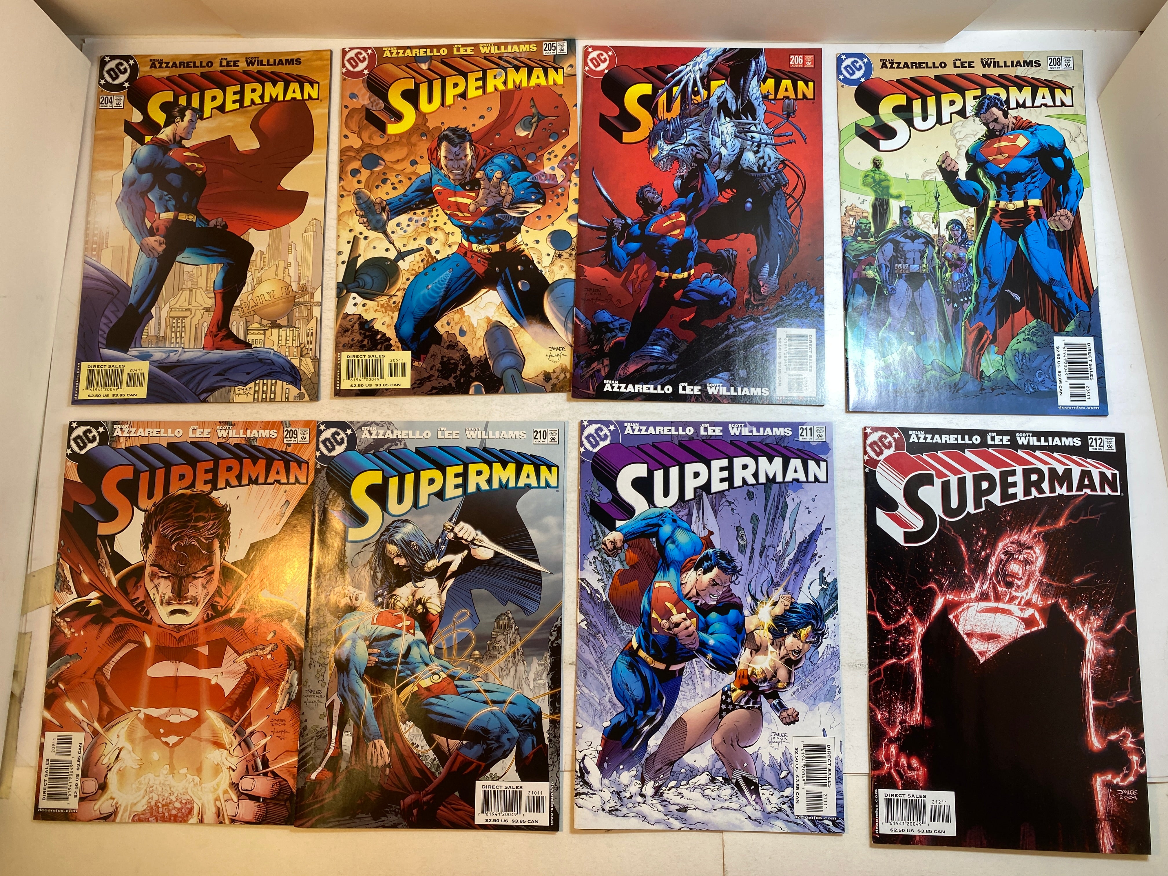 Lot of 8 Superman DC Comics 2004-2005