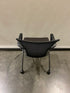 Haworth Black #052704 Leather Upholstered Rolling Chair