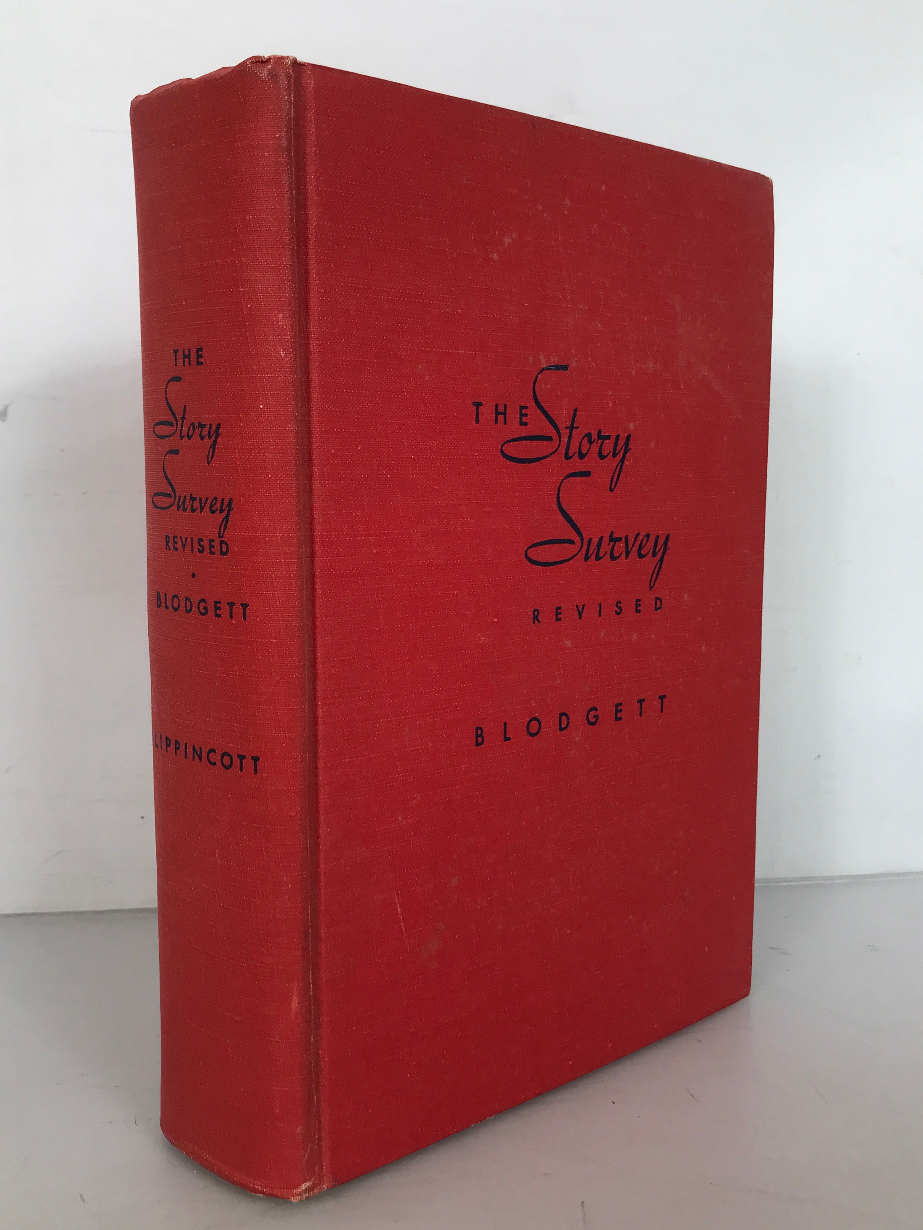 The Story Survey Revised Edited by Harold Blodgett 1953 HC
