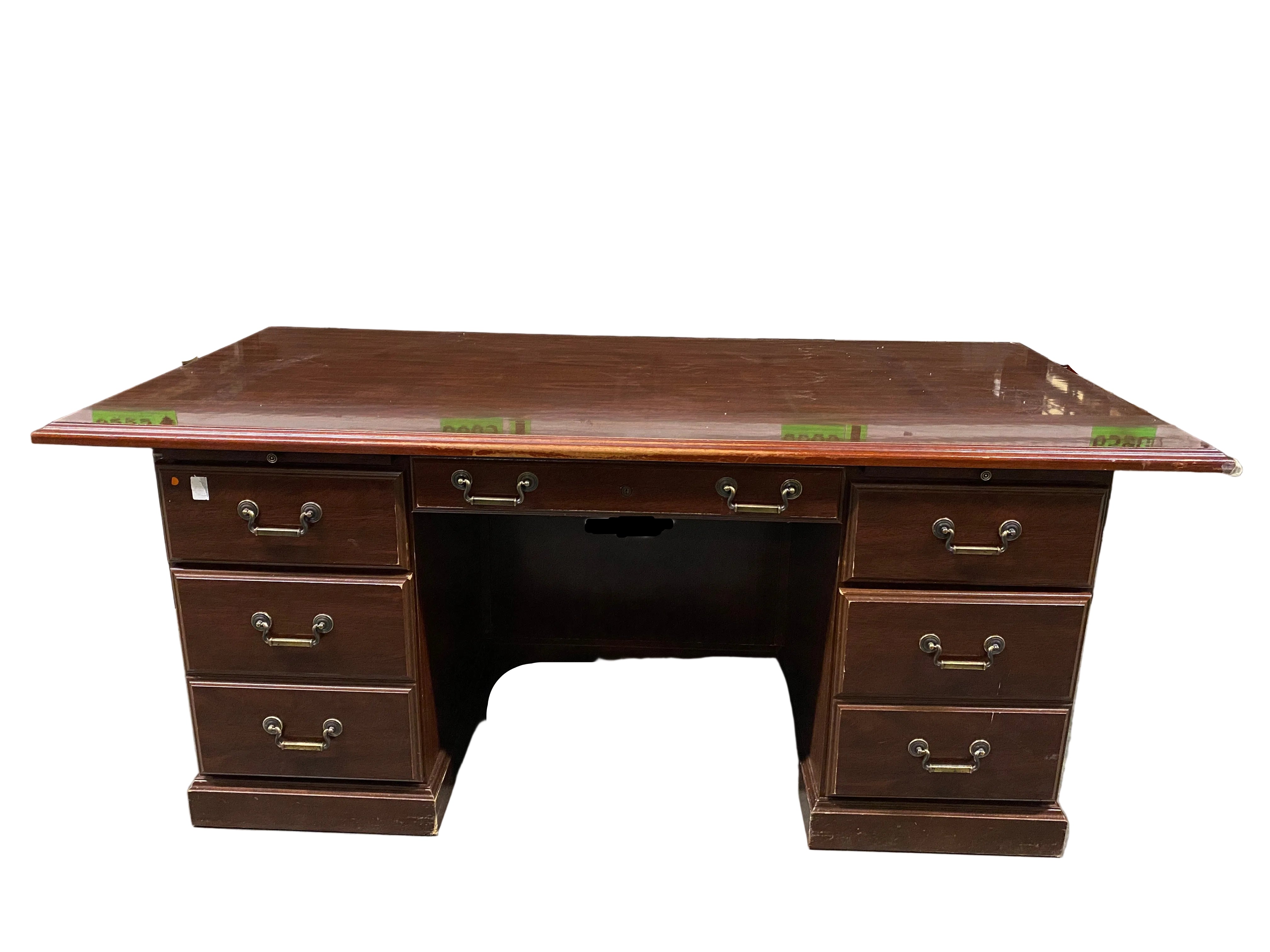 Miller Wooden Dark Finish Executive Desk