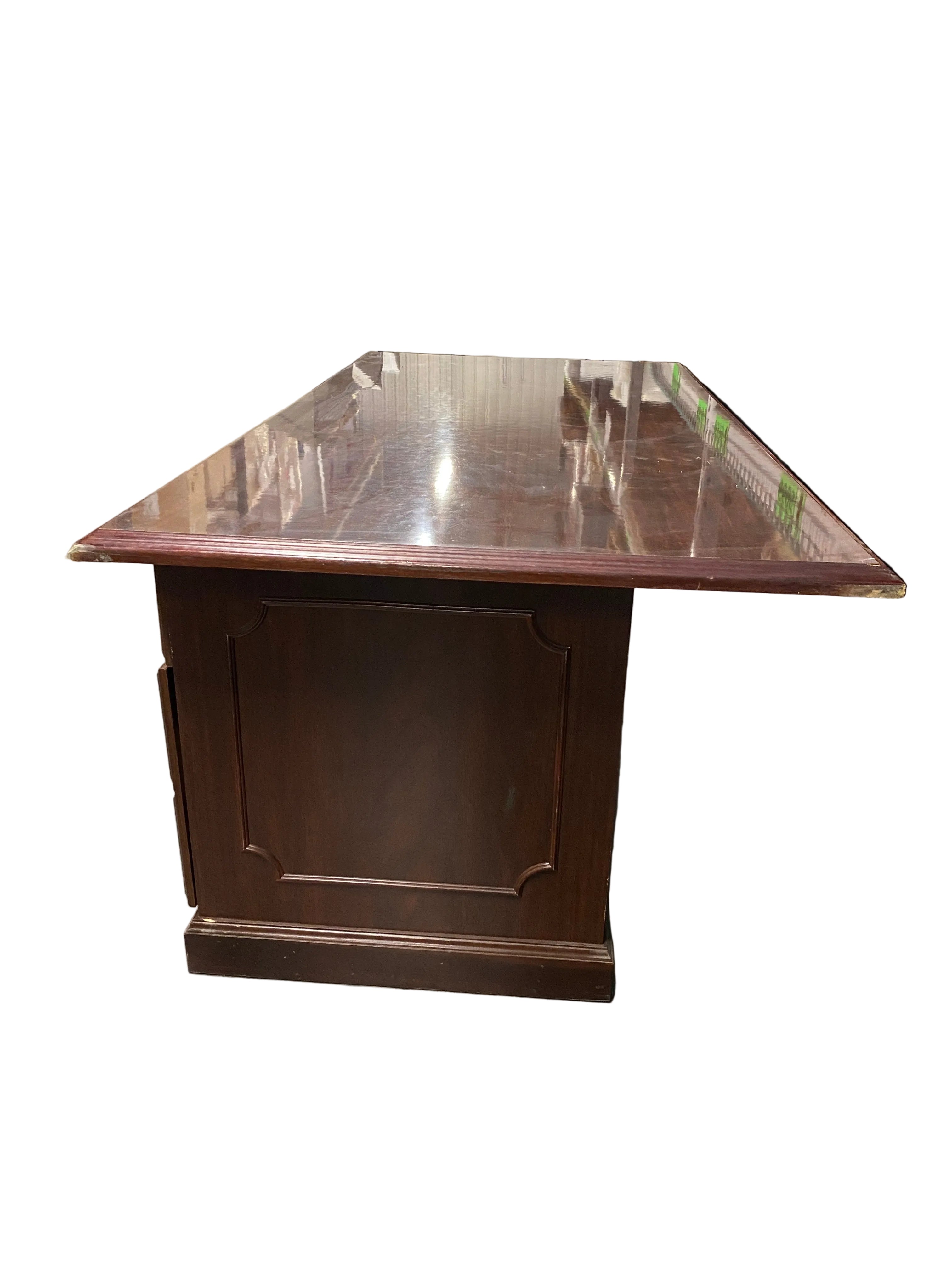 Miller Wooden Dark Finish Executive Desk