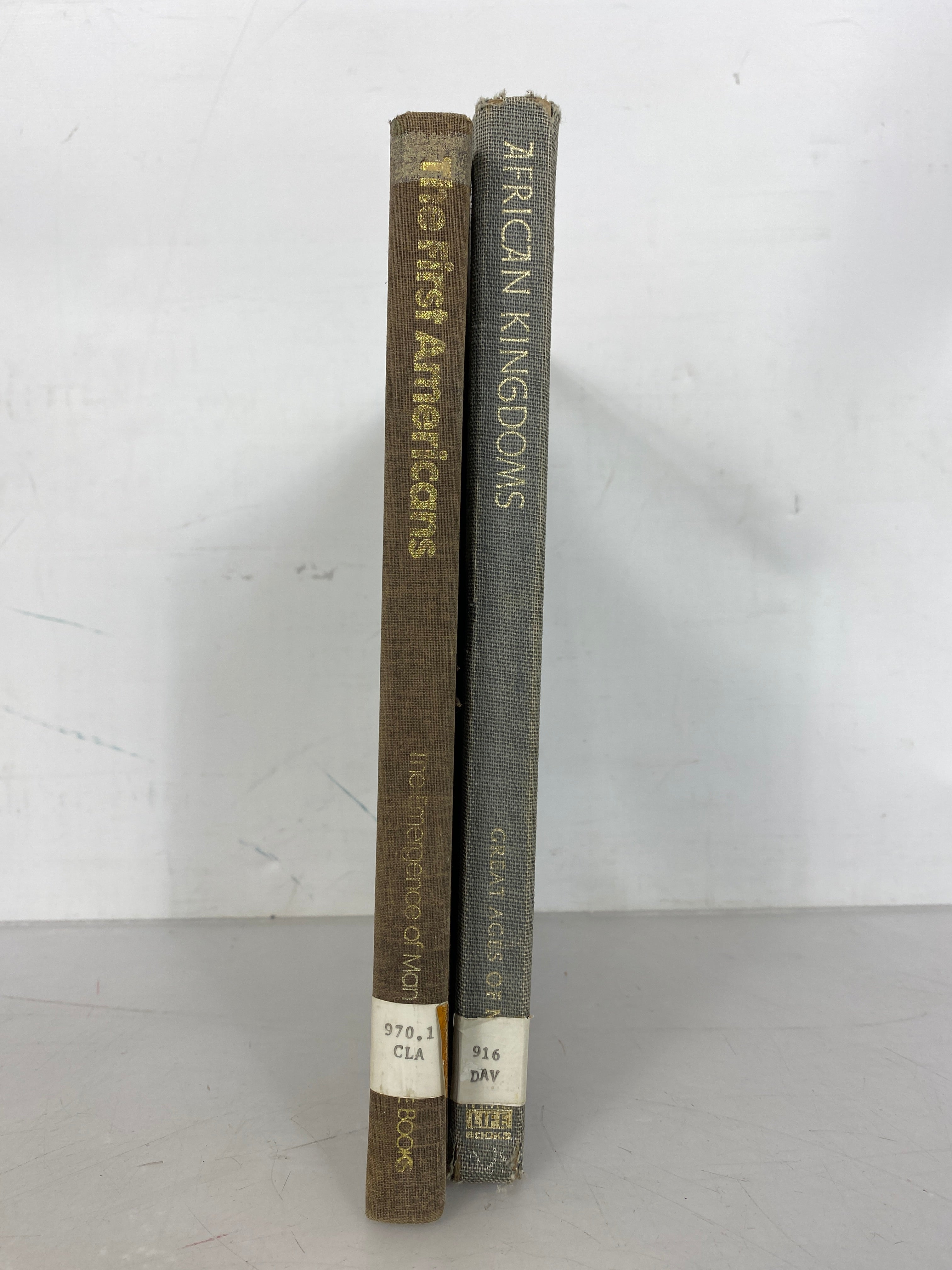 Lot of 2 Time-Life Social Studies Books 1966, 1973 HC