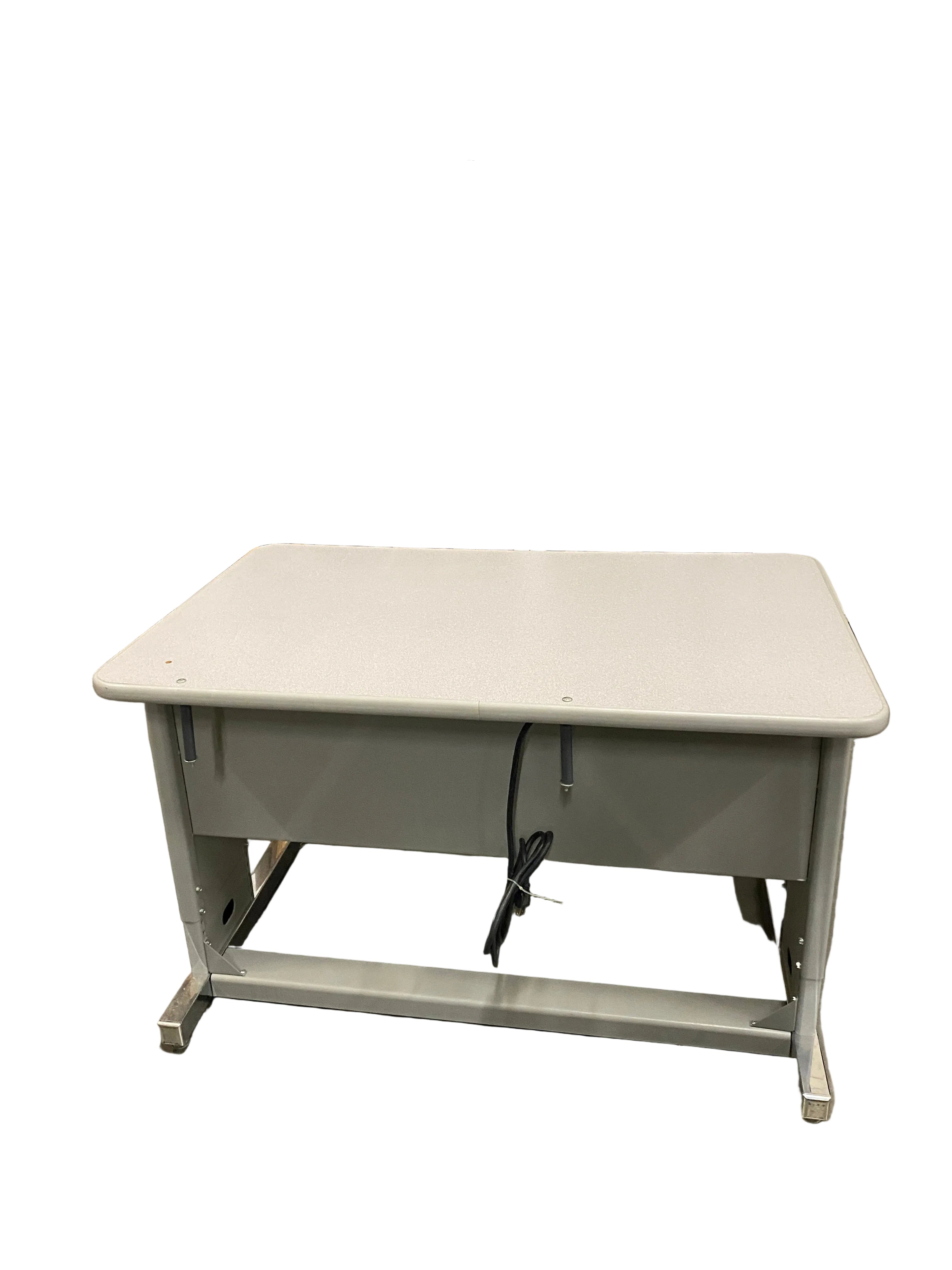 Gray Adjustable Height Table
