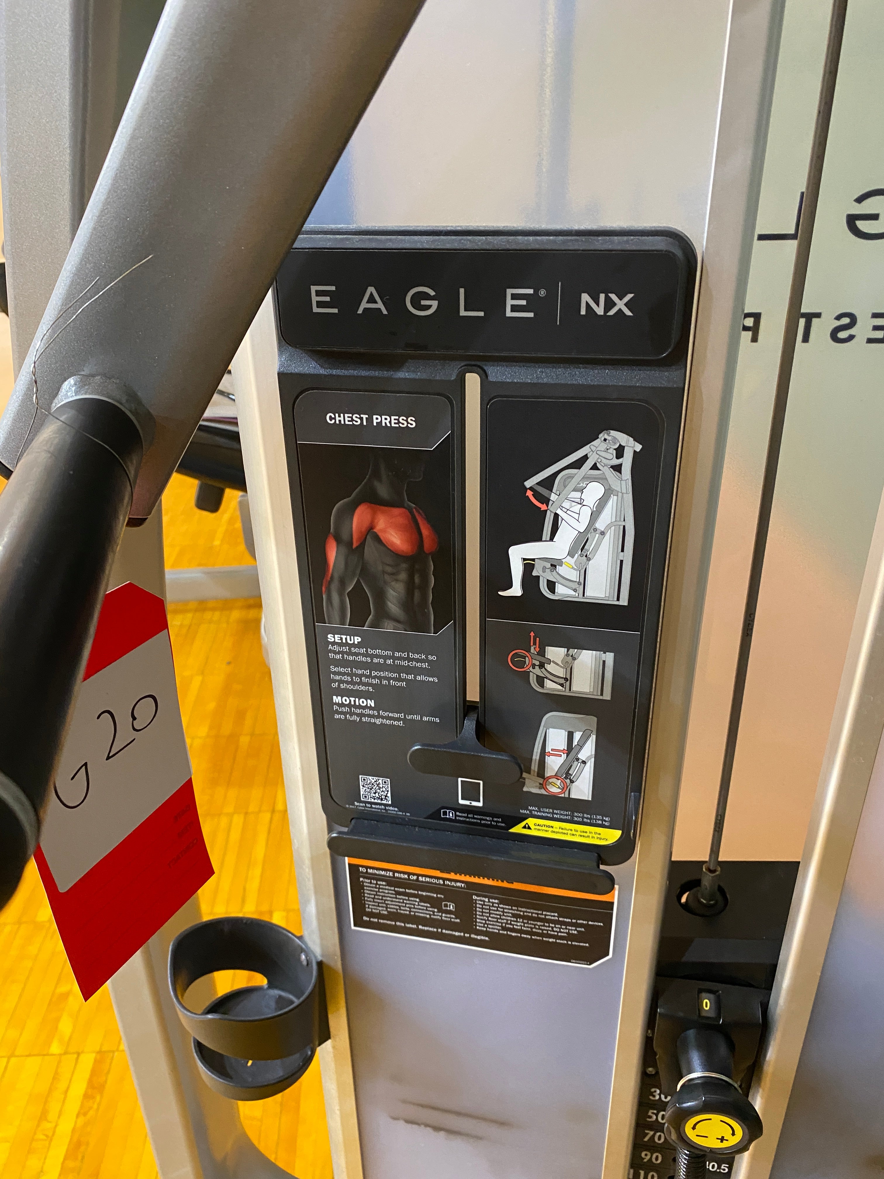 Cybex Eagle NX Chest Press Machine
