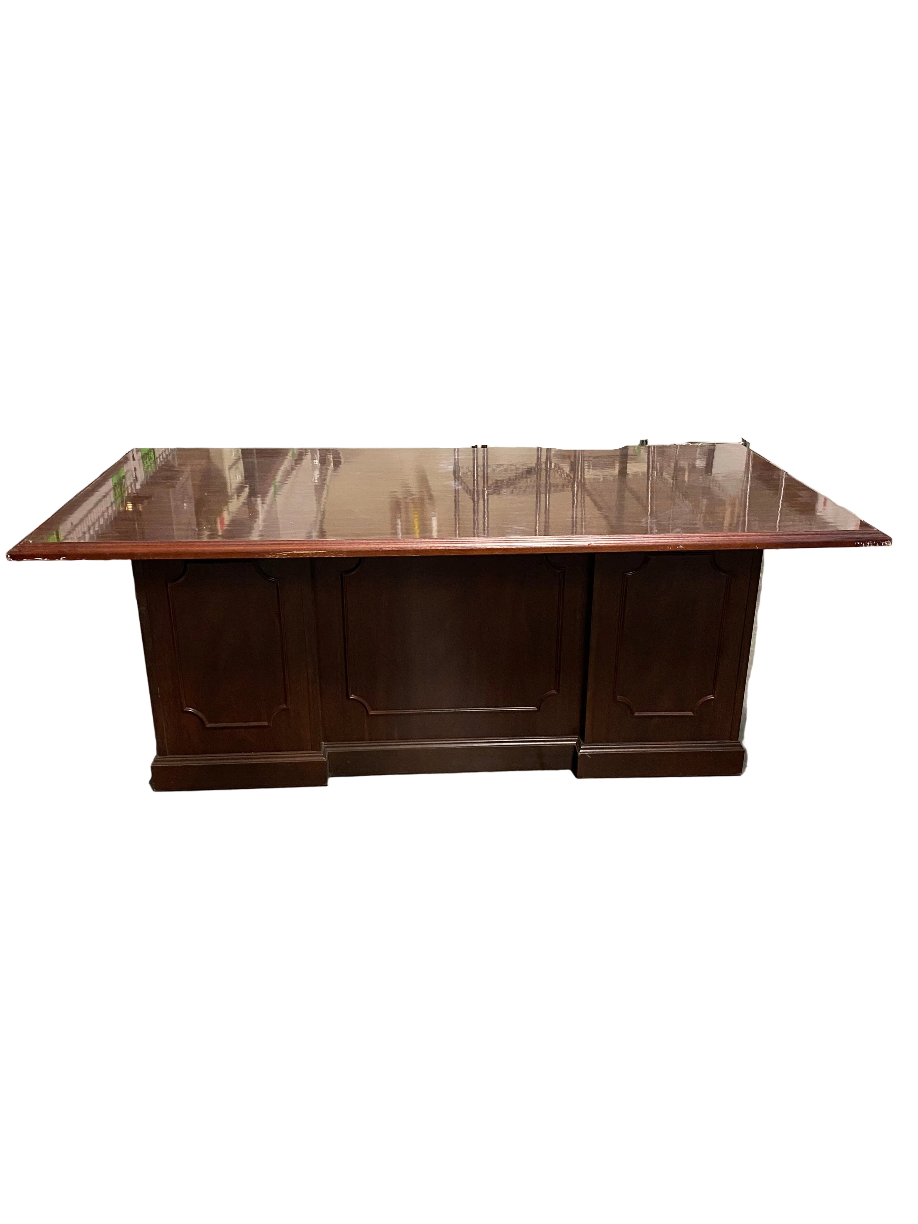 Miller Wooden Dark Finish Executive Desk