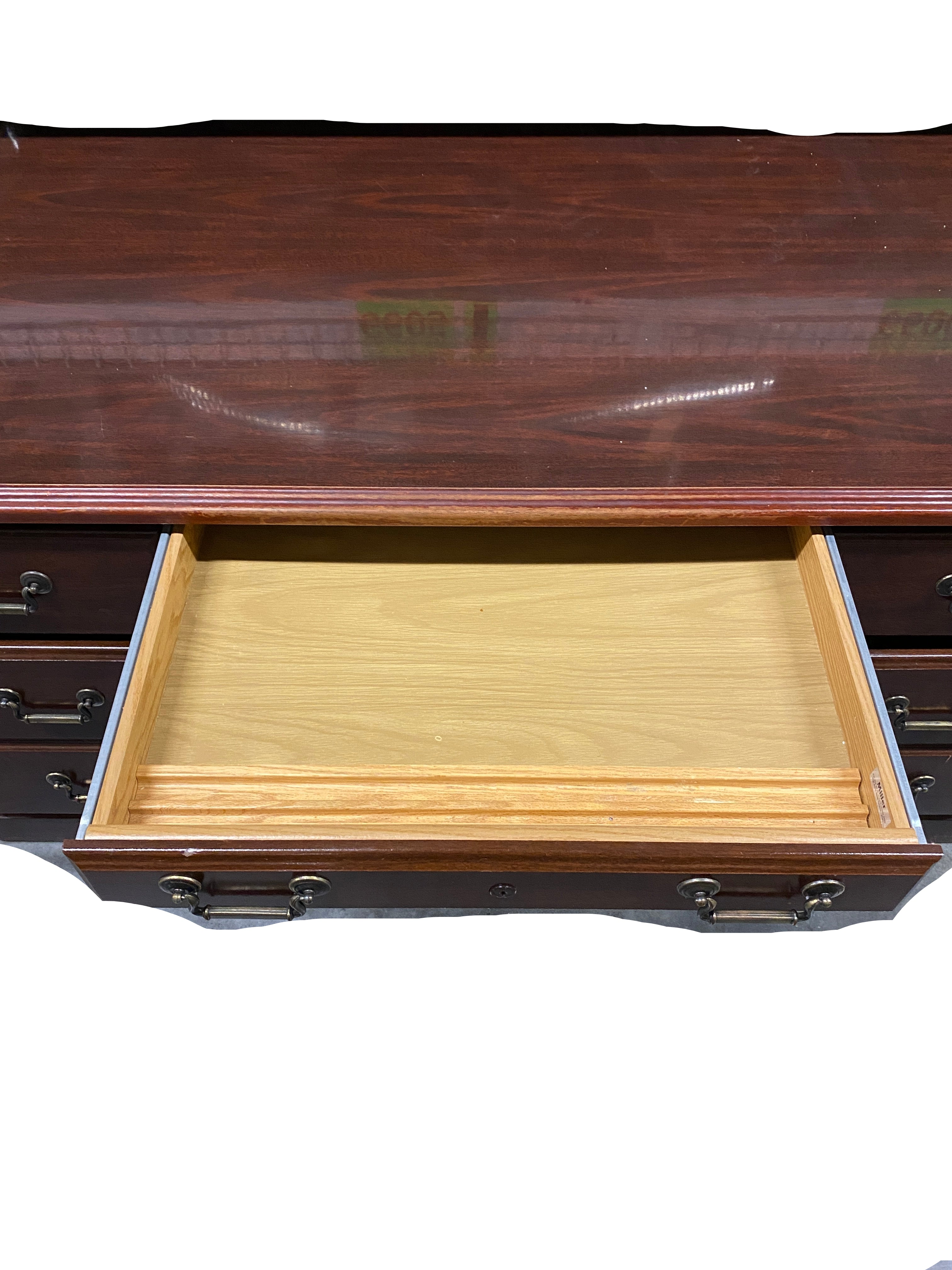 Miller Wooden Dark Finish Executive Desk