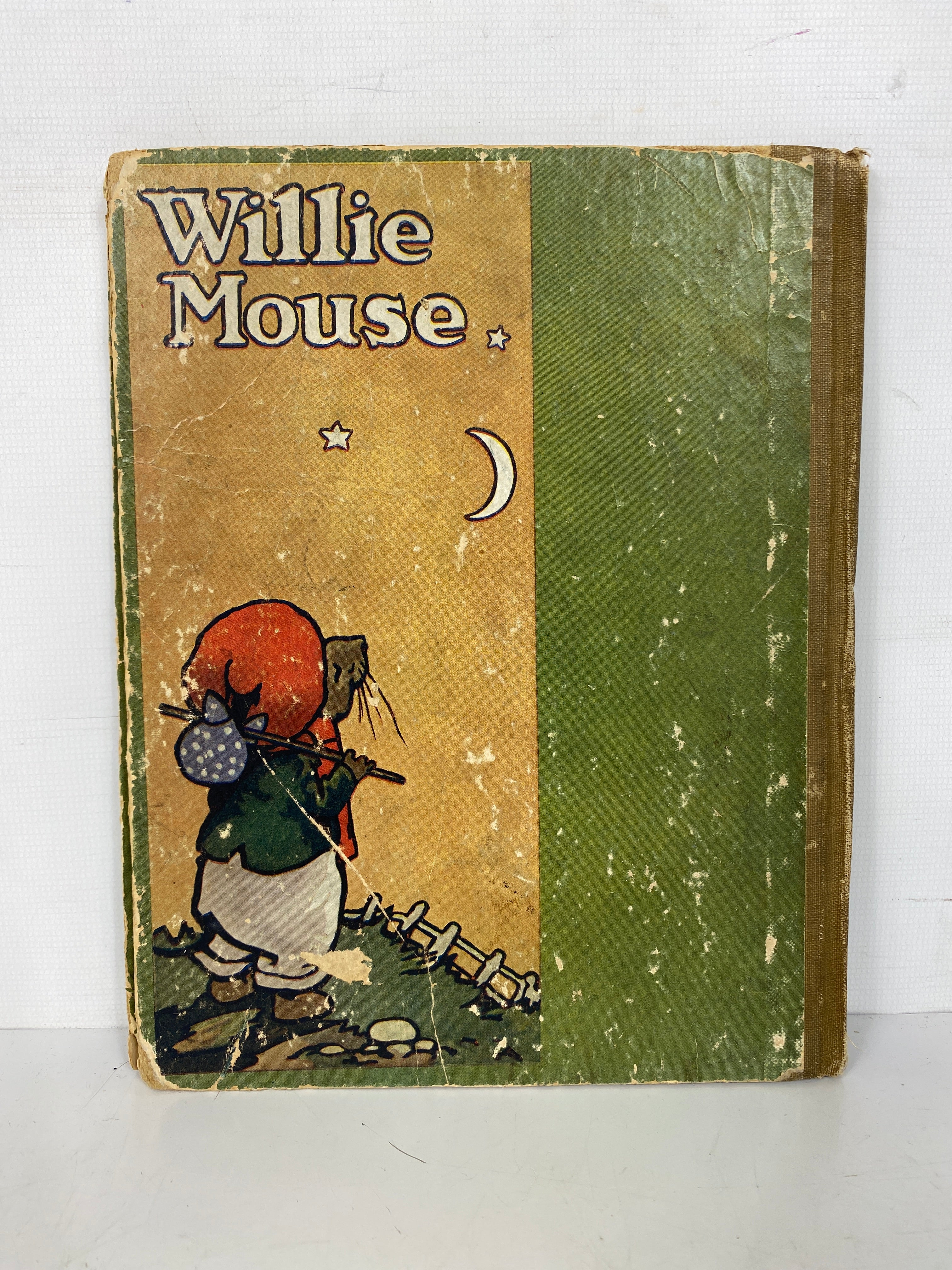 Willie Mouse by Alta Tabor Antique Children's Book c 1920s HC