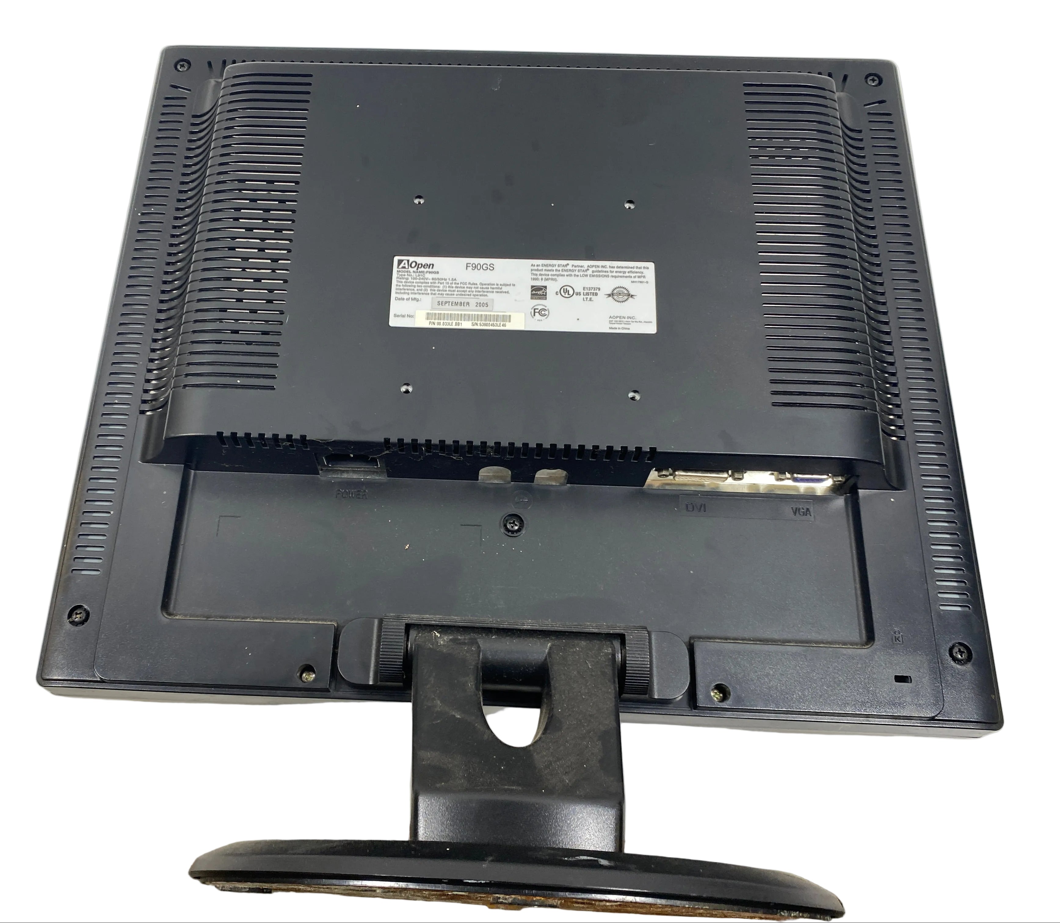 AOPEN F90GS 19" LCD Monitor *Scratched*