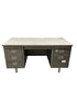 Steelcase Grey Metal Executive Desk