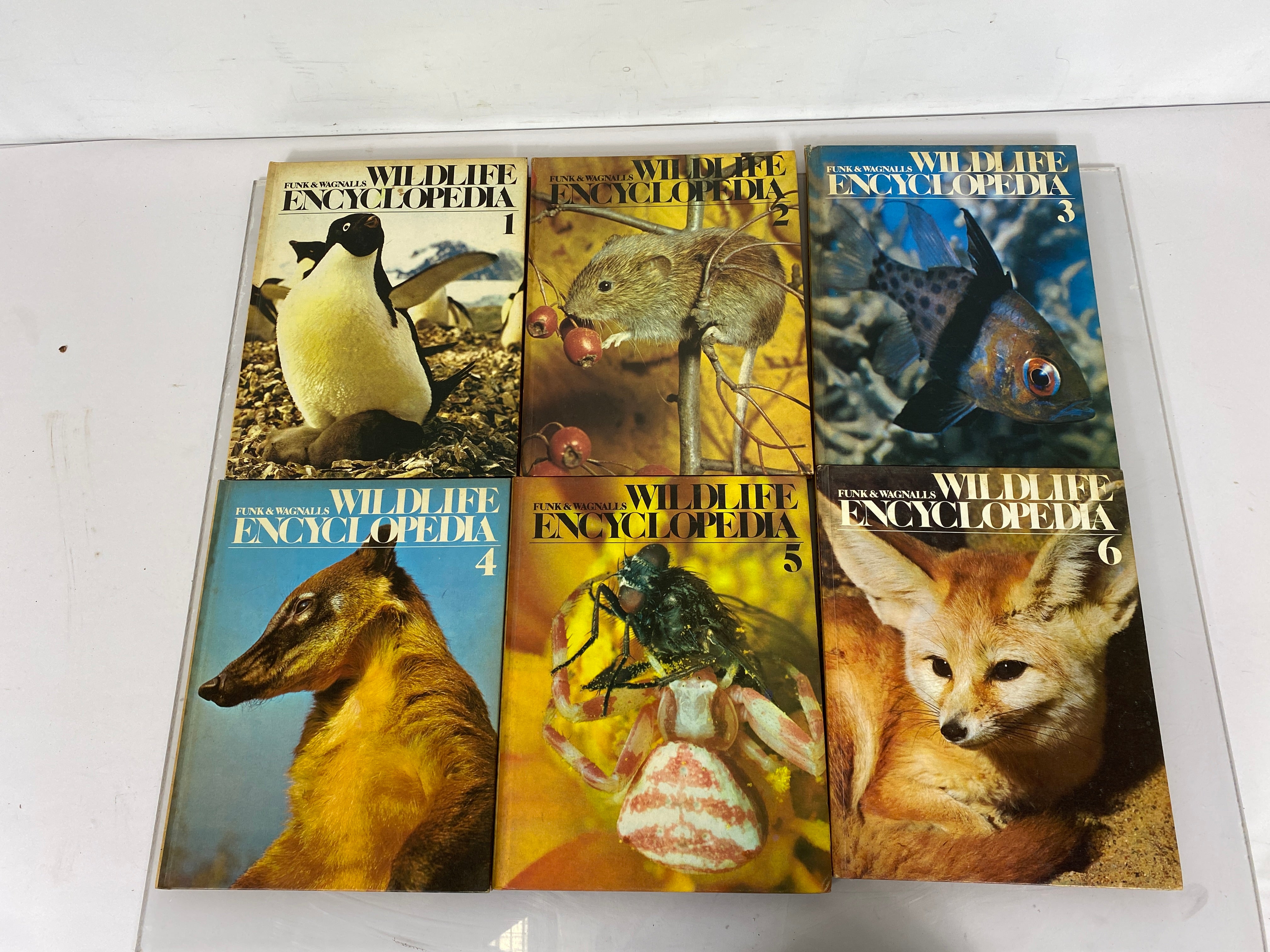 Set of 11: Funk & Wagnalls Wildlife Encyclopedia Vol. 1-11 1969-1970 HC