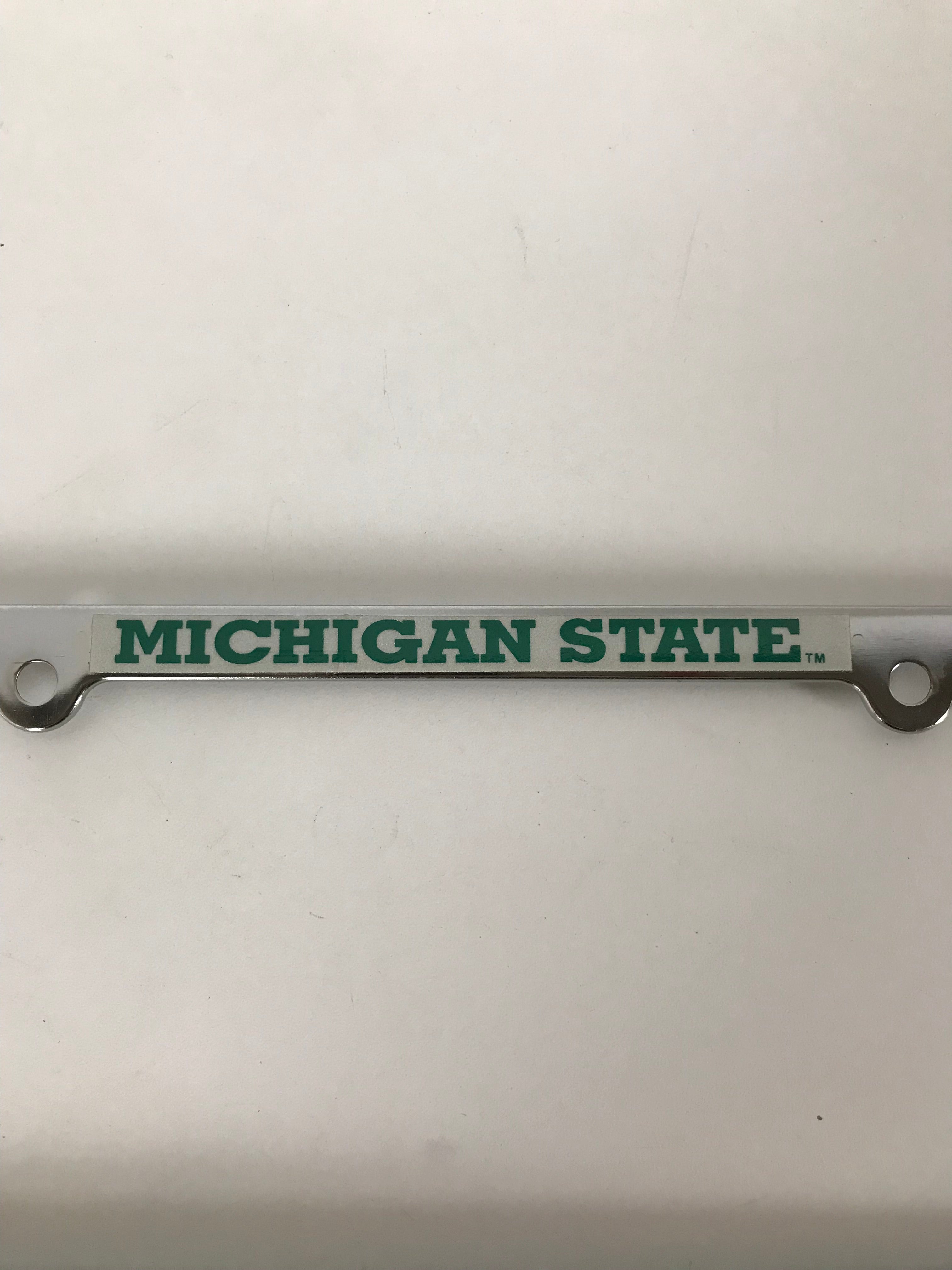 Michigan State Alumni Chrome License Plate Frame