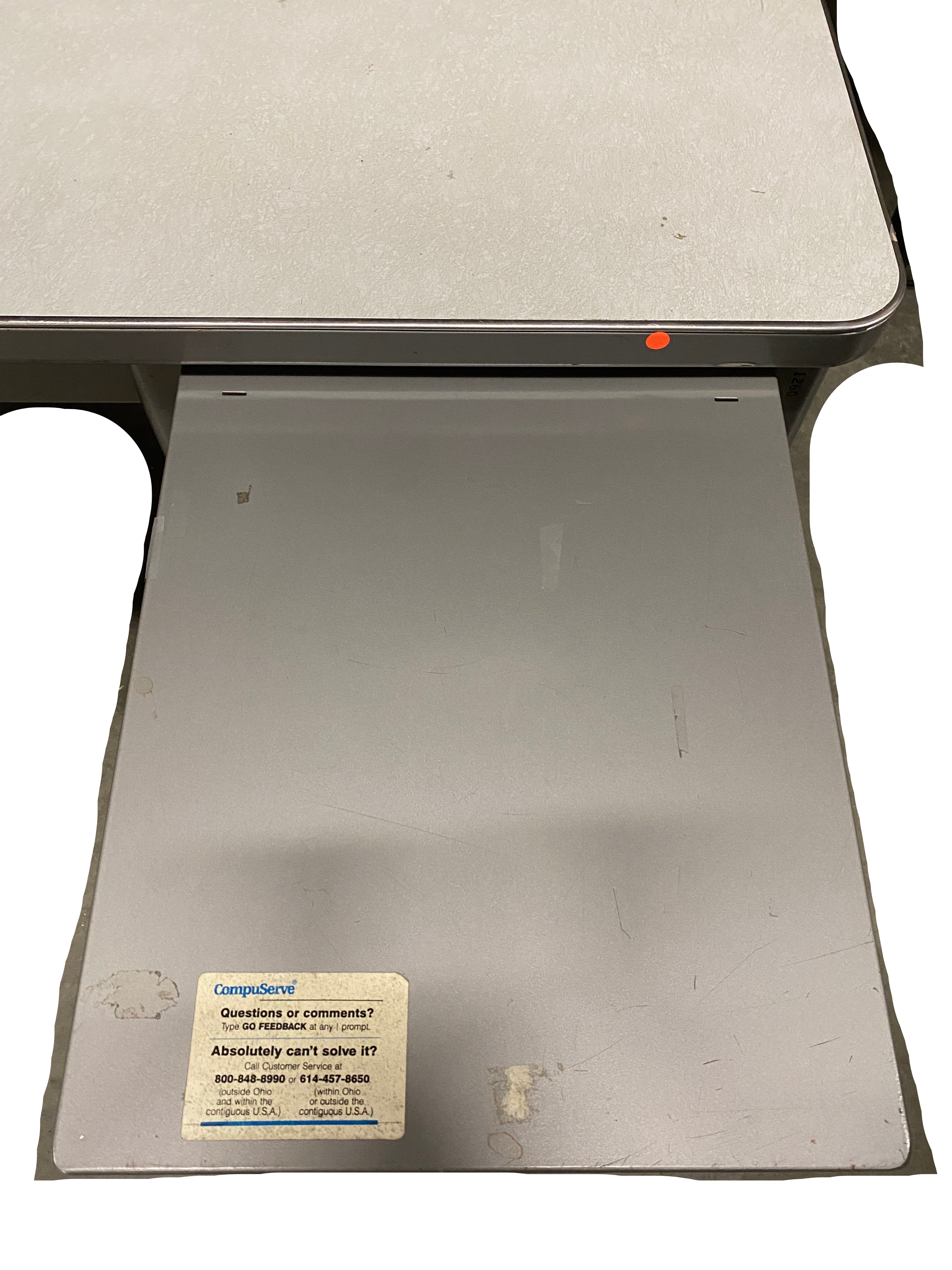 Steelcase Grey Metal Executive Desk
