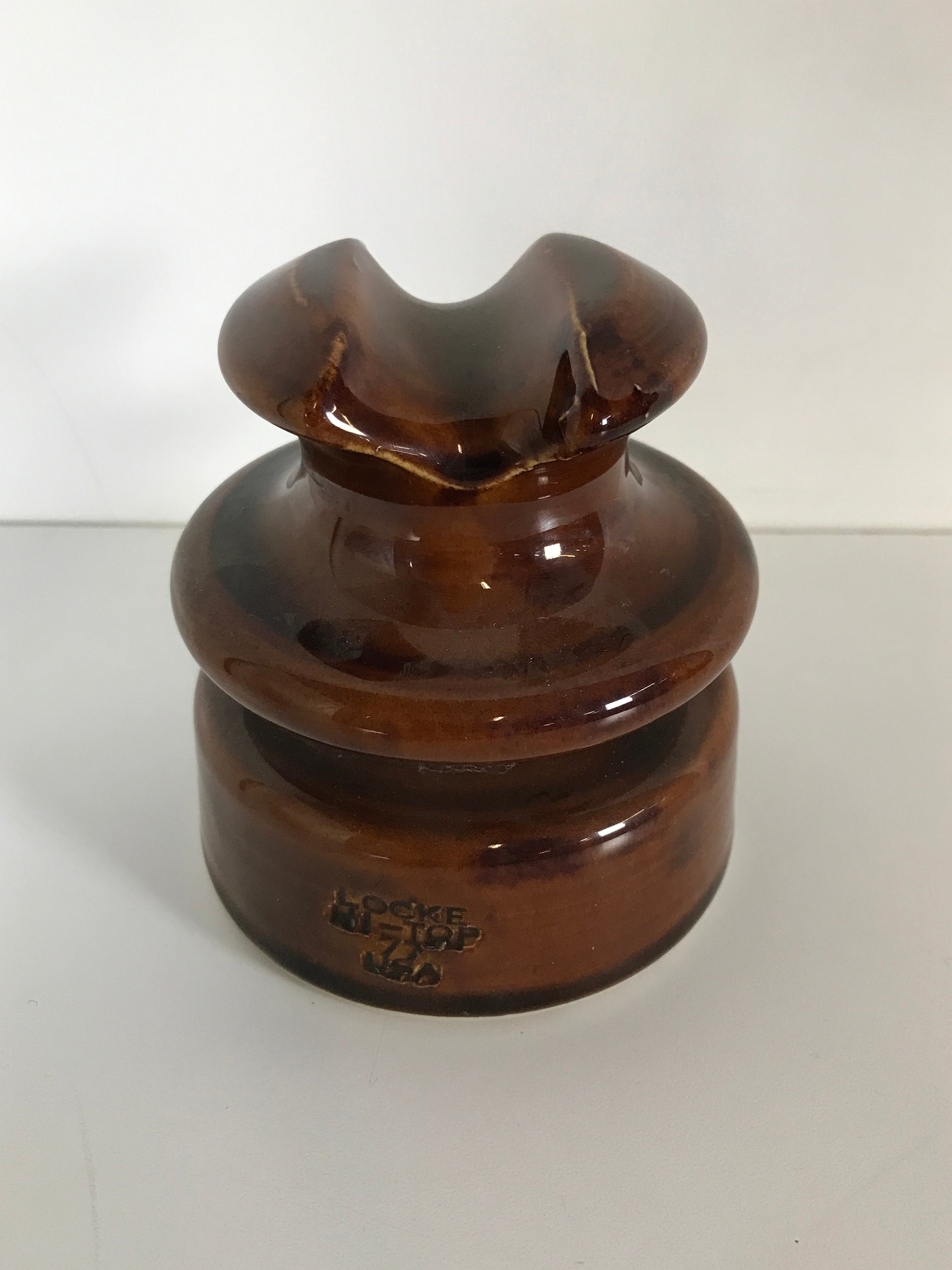 Locke HI-Top 77V Brown Ceramic Insulator