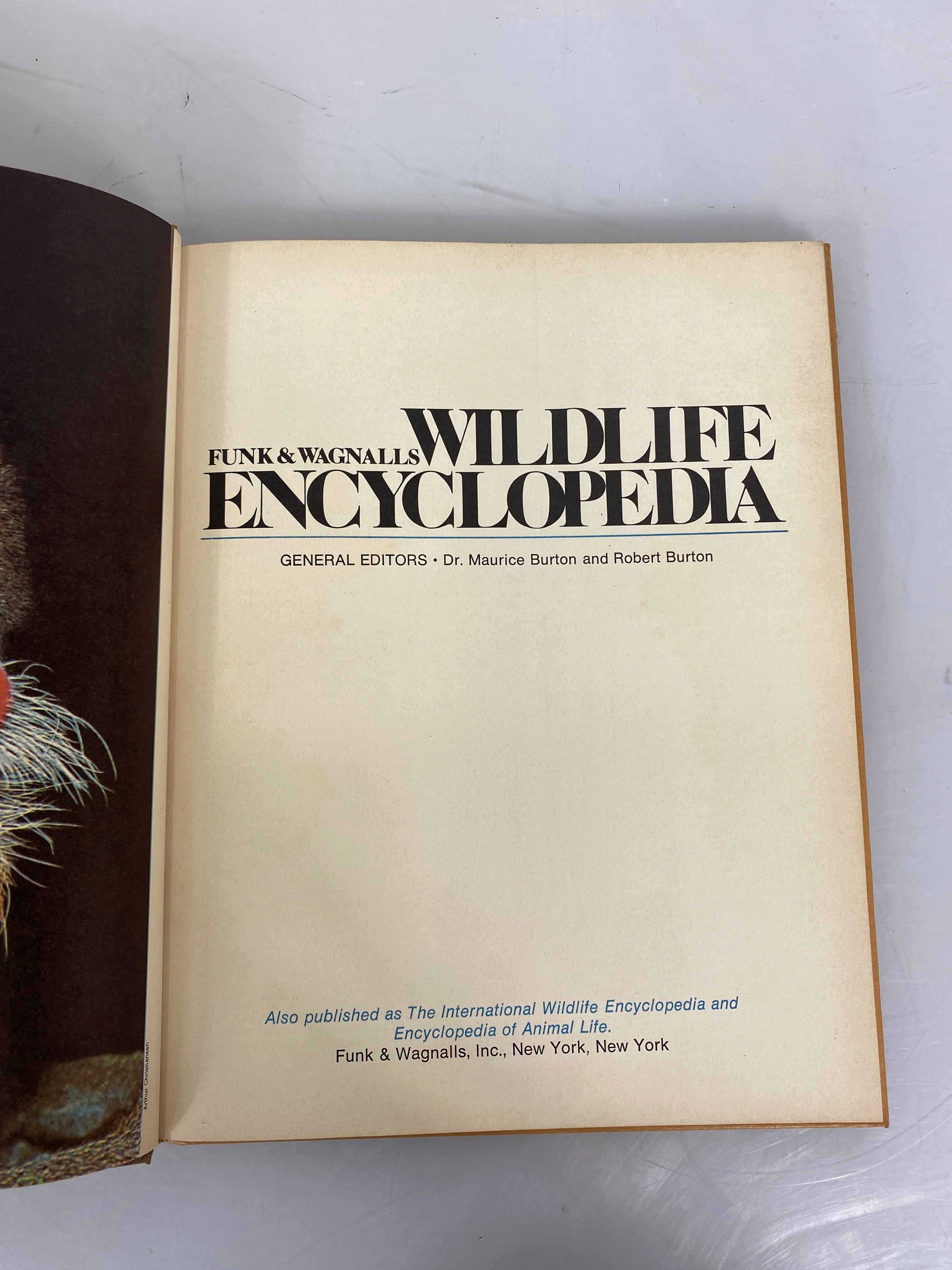 Set of 11: Funk & Wagnalls Wildlife Encyclopedia Vol. 1-11 1969-1970 HC