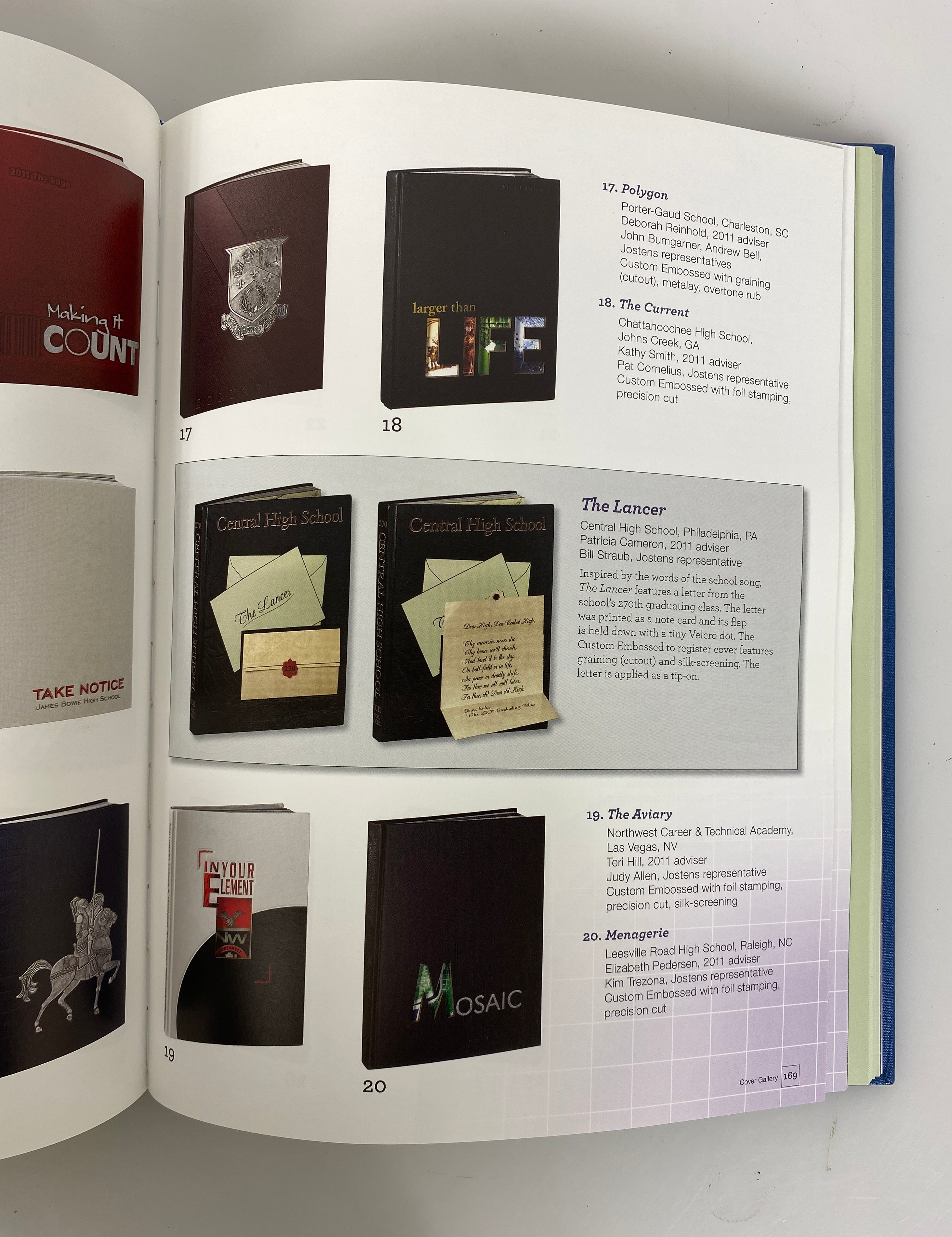 Jostens "What's Your Story?" Look Book 10 Yearbook Planner HC