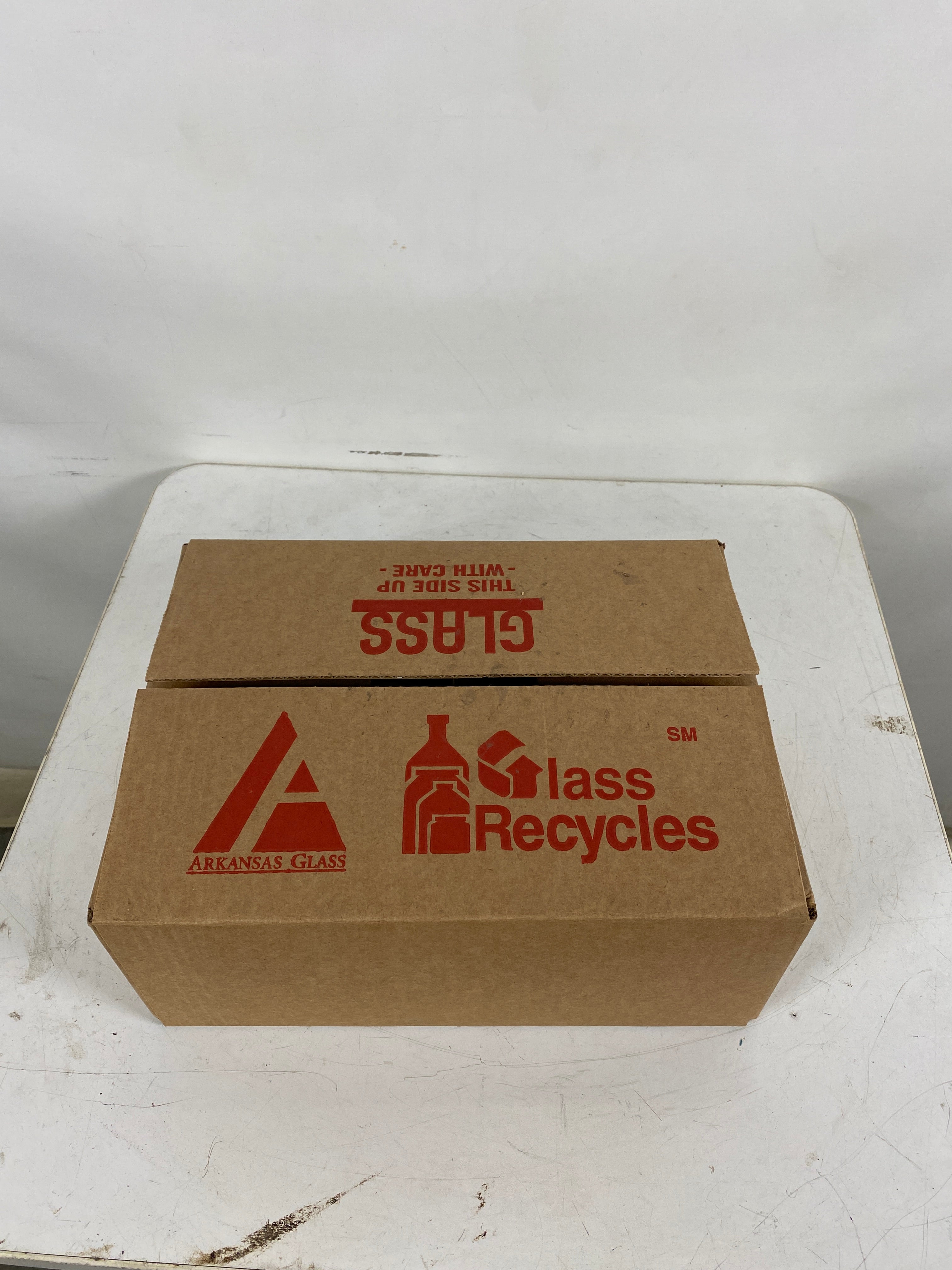 Case of 12 Arkansas Glass Glass Jars
