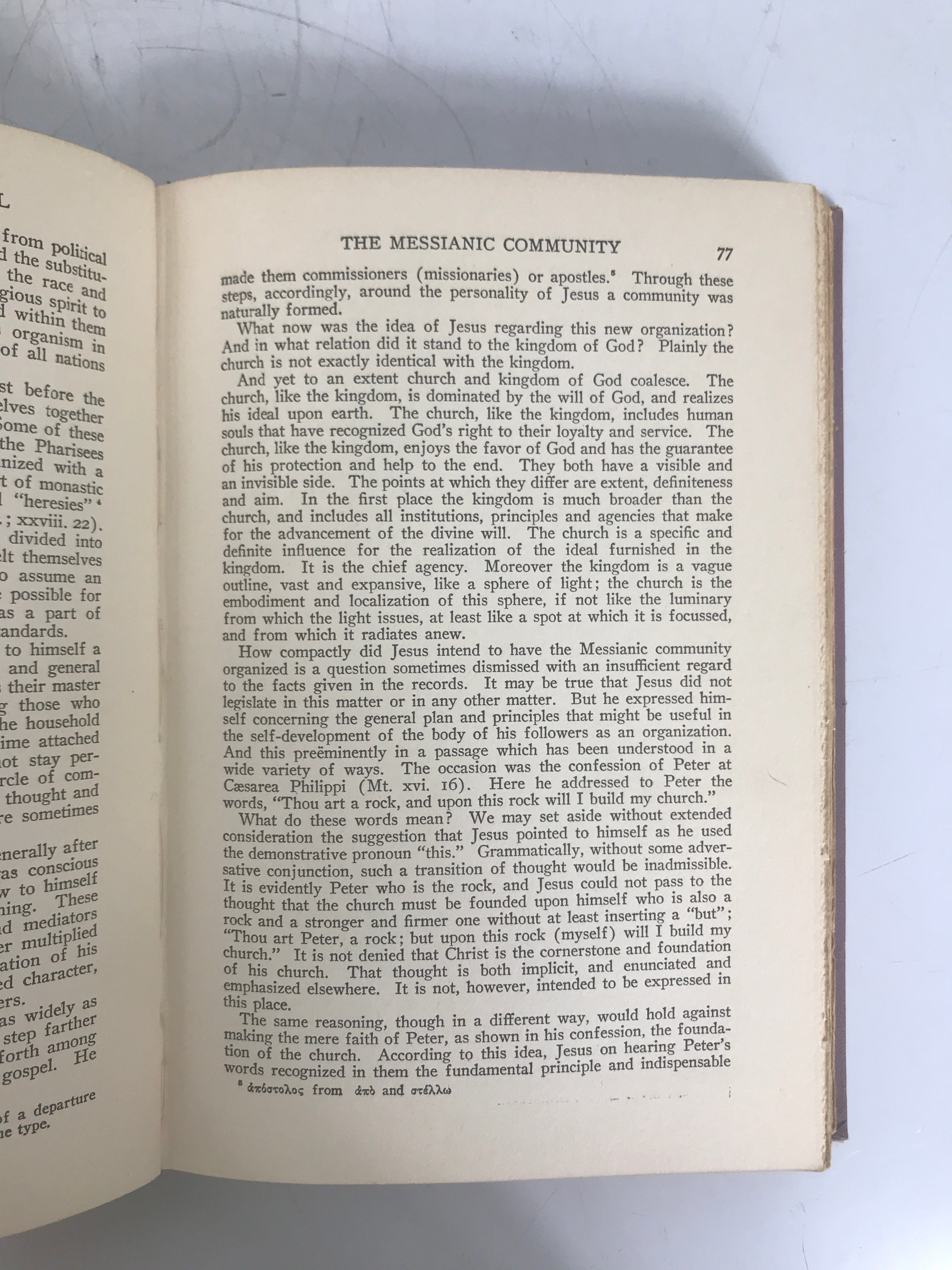 The Plastic Age of the Gospel by Andrew Zenos 1927 HC