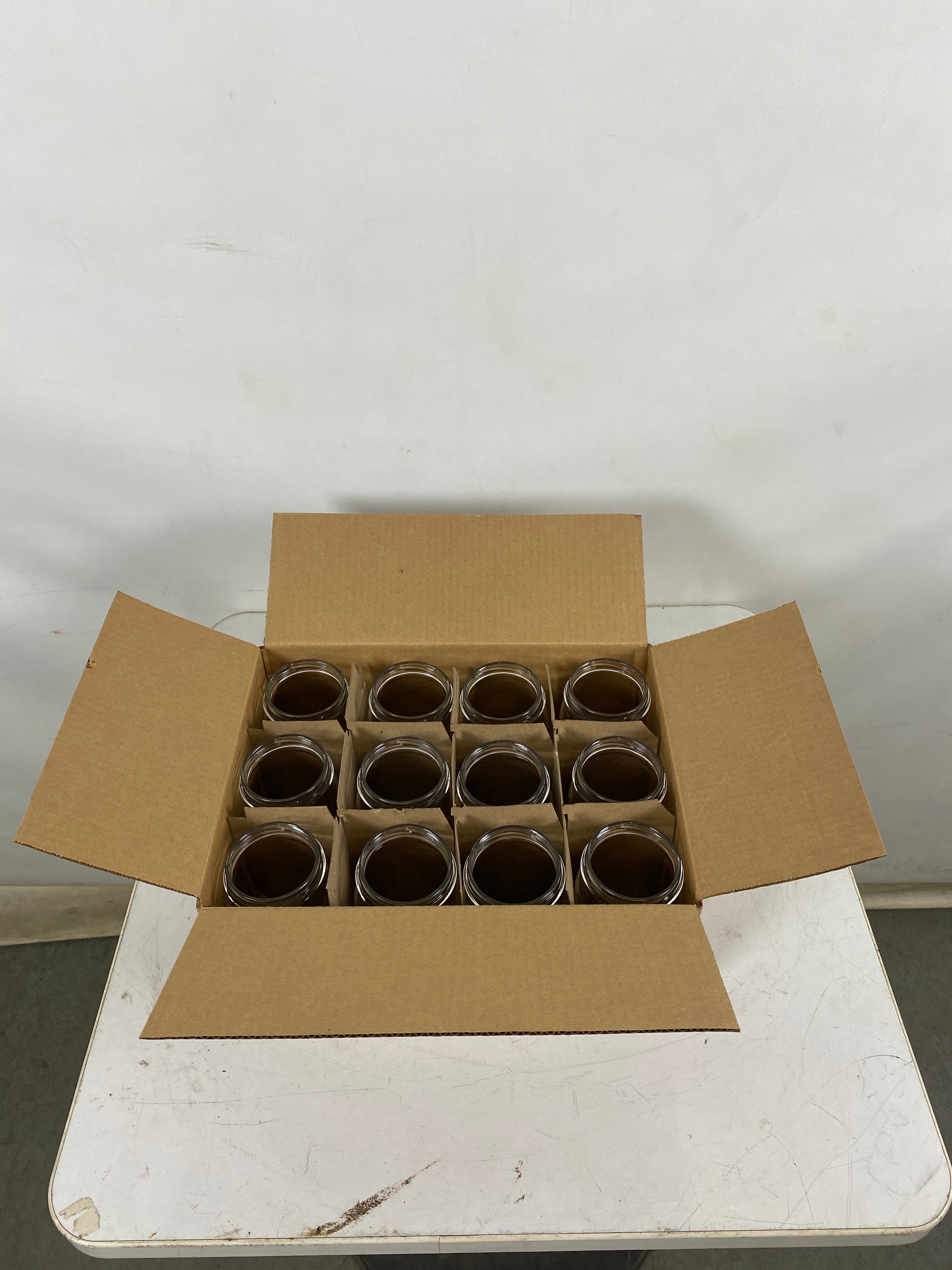 Case of 12 Arkansas Glass Glass Jars