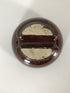 Antique Large Brown Ceramic Insulator