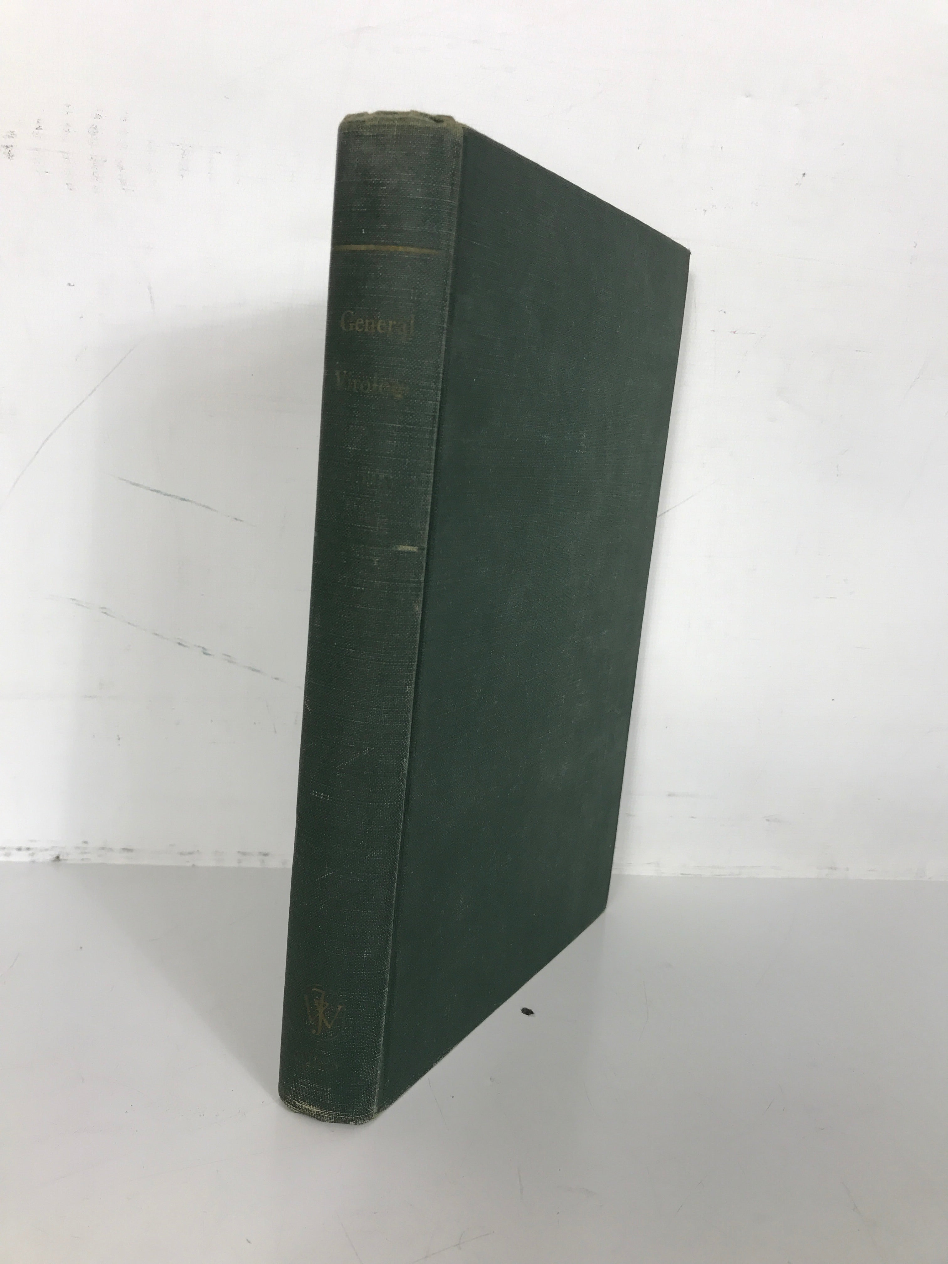 General Virology S.E. Luria 1953 First Edition HC