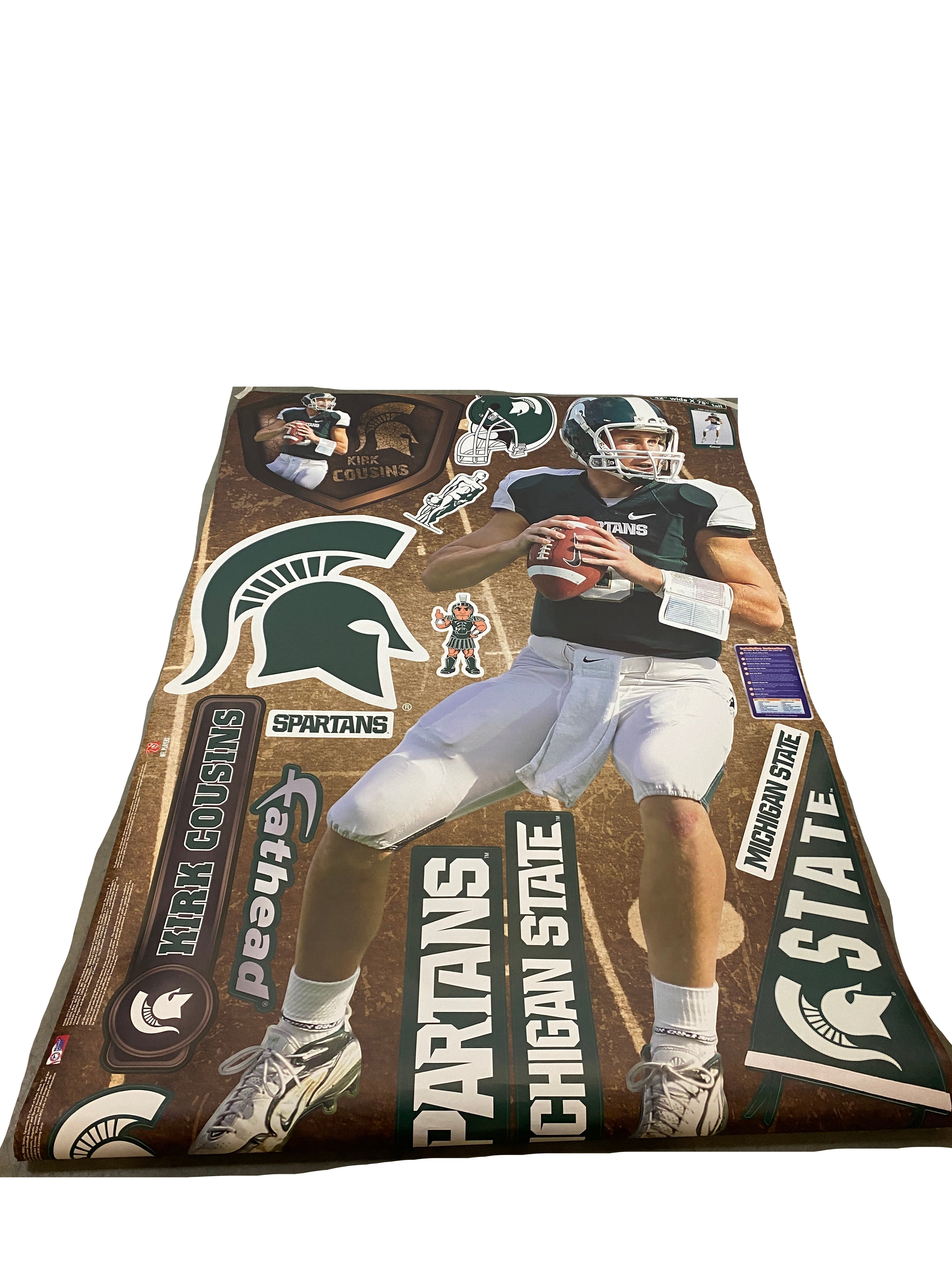 Fathead Michigan State Kirk Cousins Decals