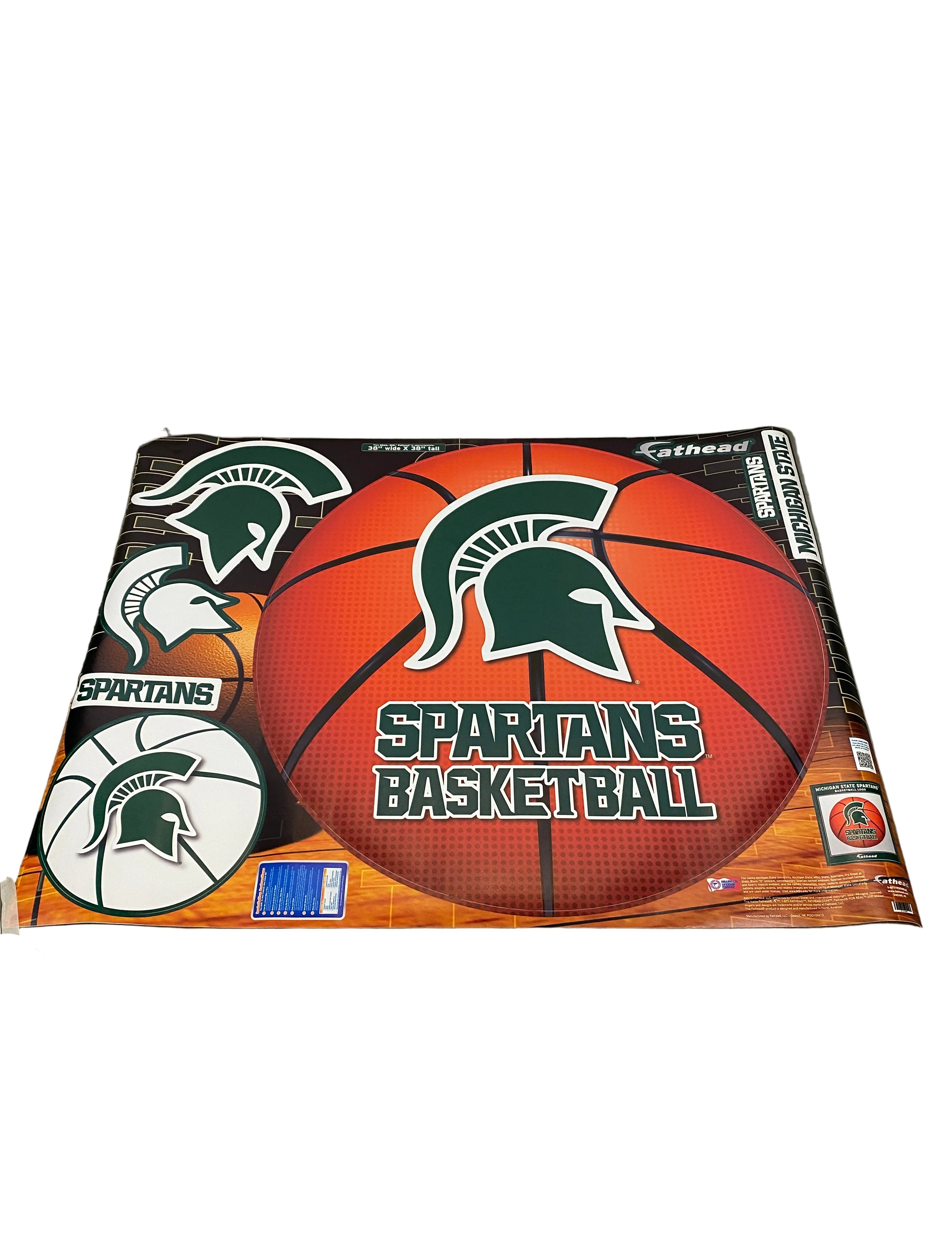 Fathead Spartans Basketball Decals #1