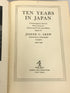 Ten Years in Japan by Joseph C. Grew U.S. Ambassador to Japan 1944 HC